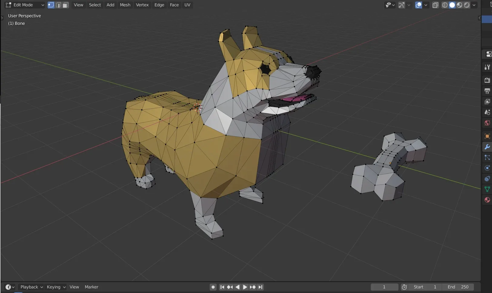 Low Poly Corgi (Rigged)