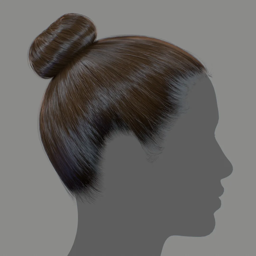 Hair - Top Bun - Gen2