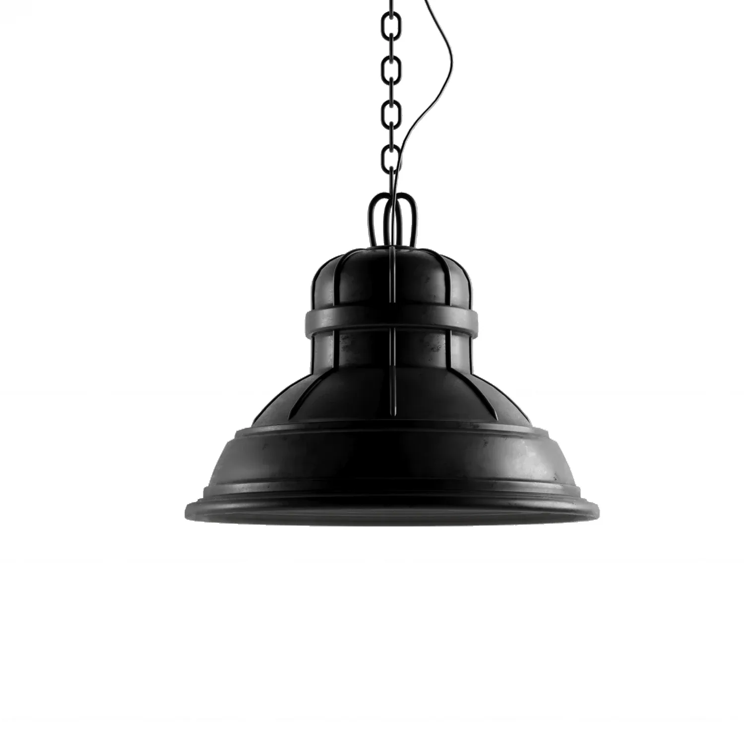 9 Black Cast Industrial Chandeliers