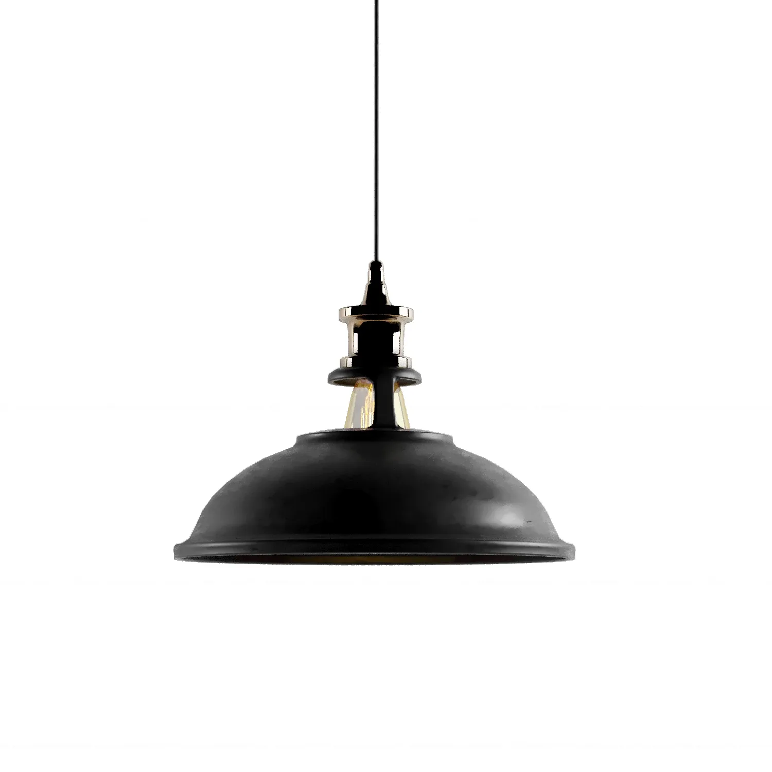 9 Black Cast Industrial Chandeliers