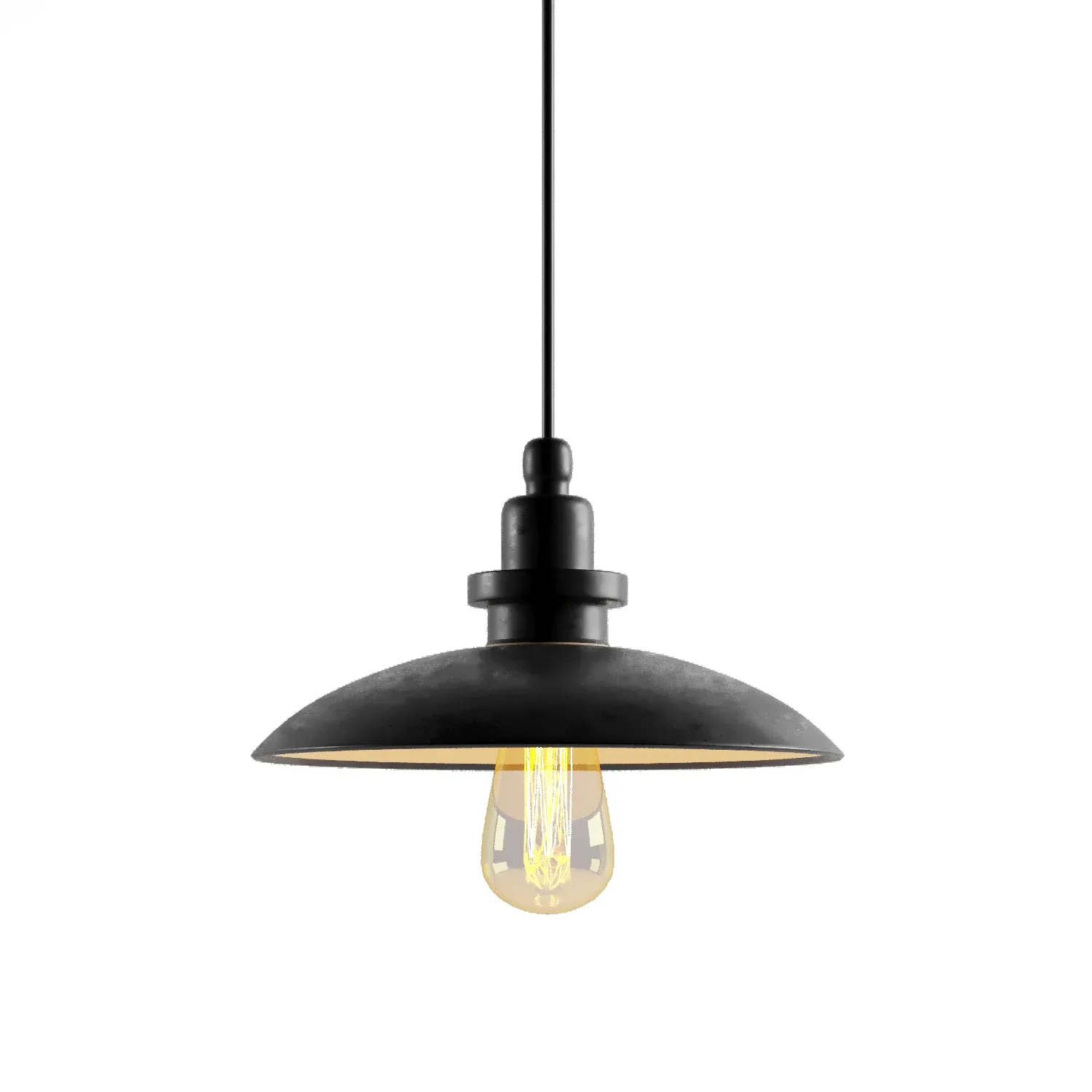 9 Black Cast Industrial Chandeliers