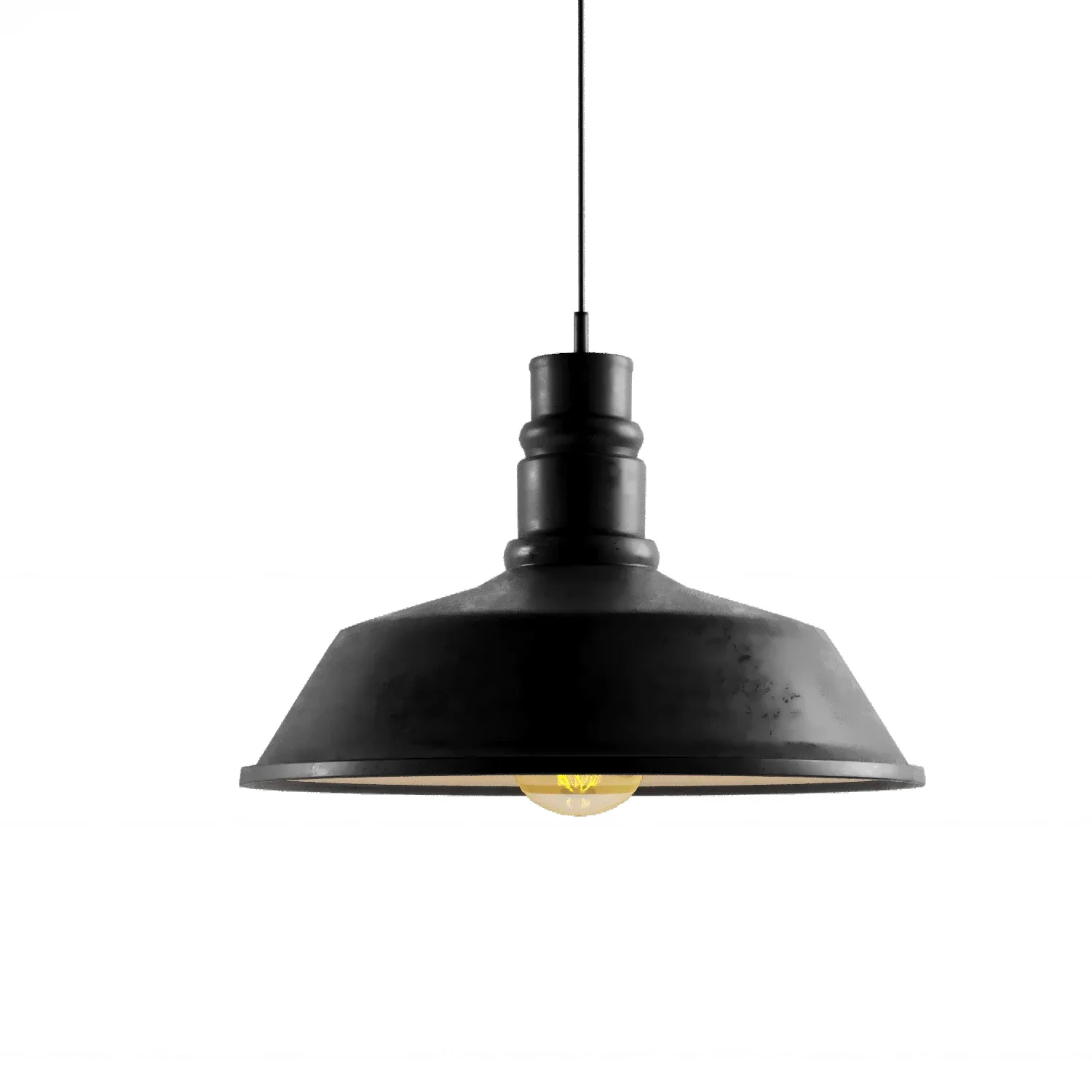 9 Black Cast Industrial Chandeliers