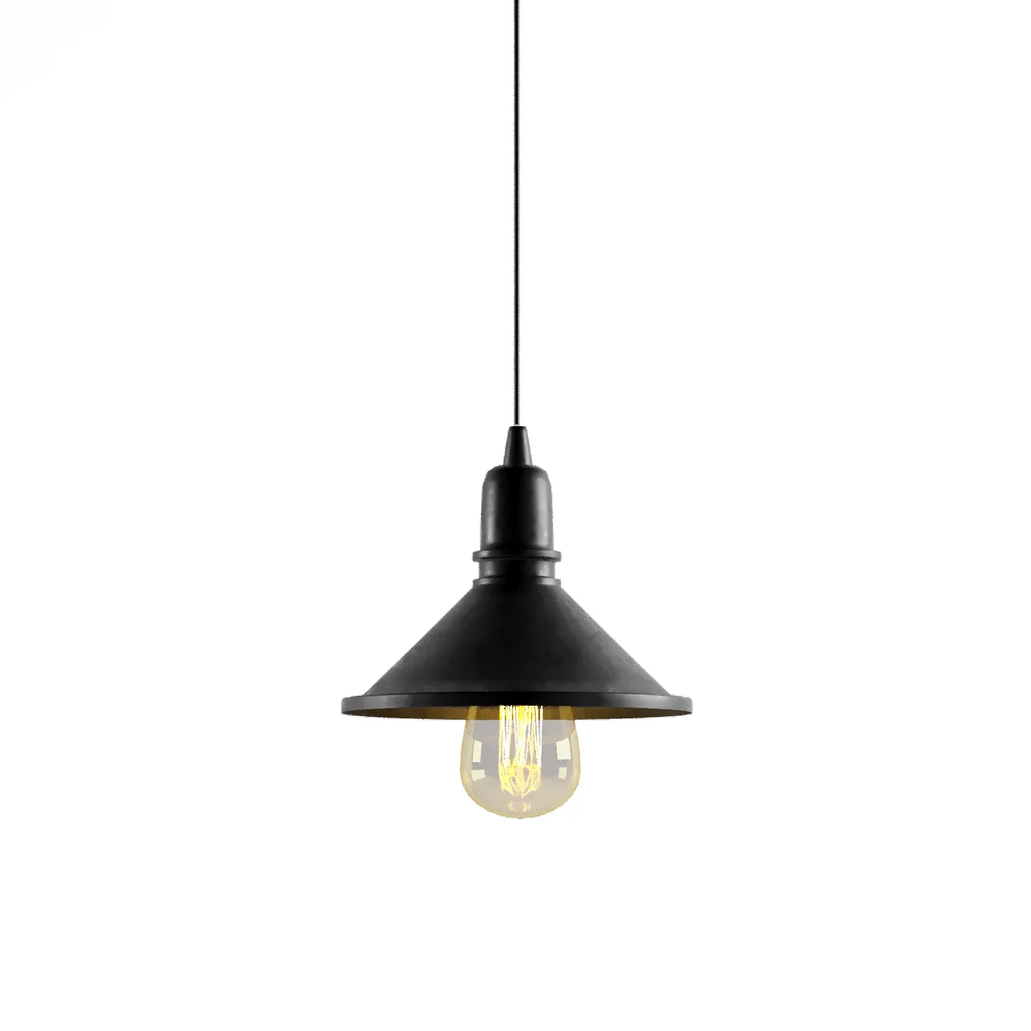 9 Black Cast Industrial Chandeliers