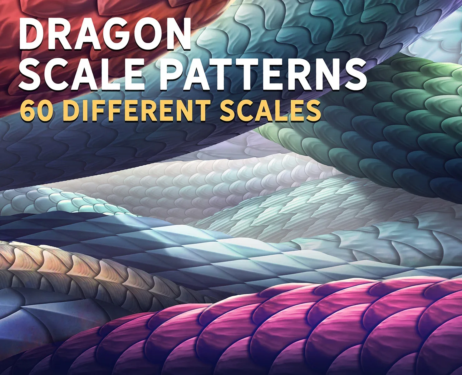 Dragon Scale Photoshop Patterns