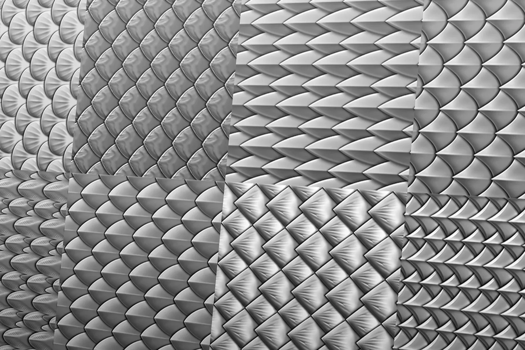 Dragon Scale Photoshop Patterns