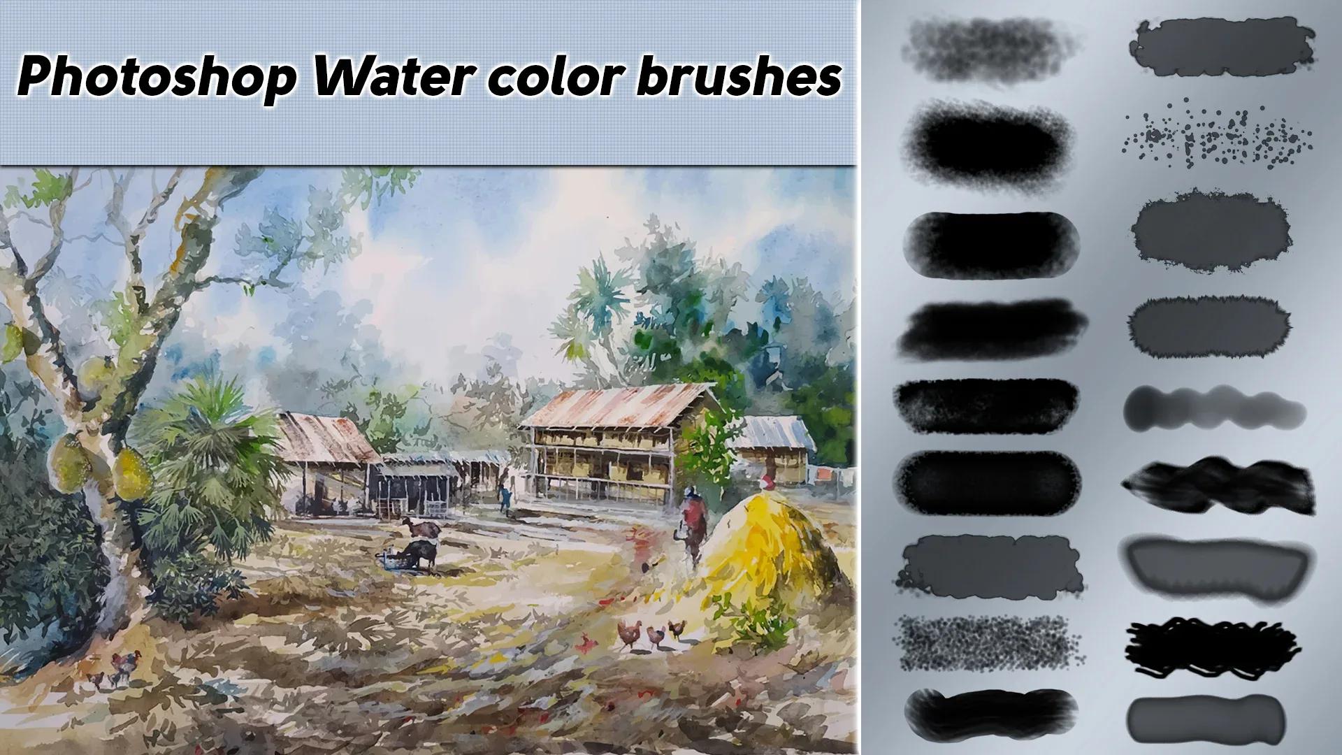 Photoshop Water Color Brushes