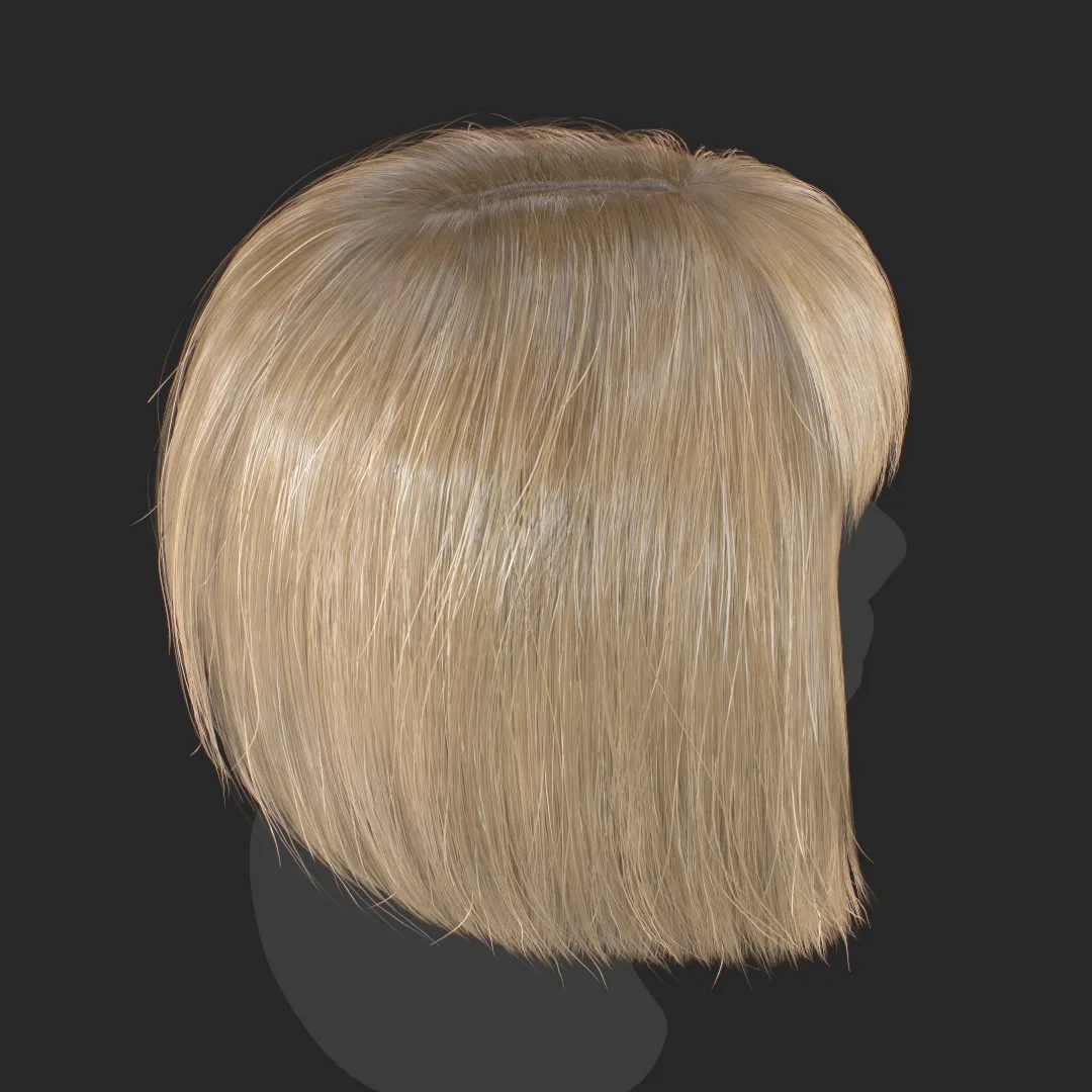 Hair - Bob Cut With Bangs - Gen2