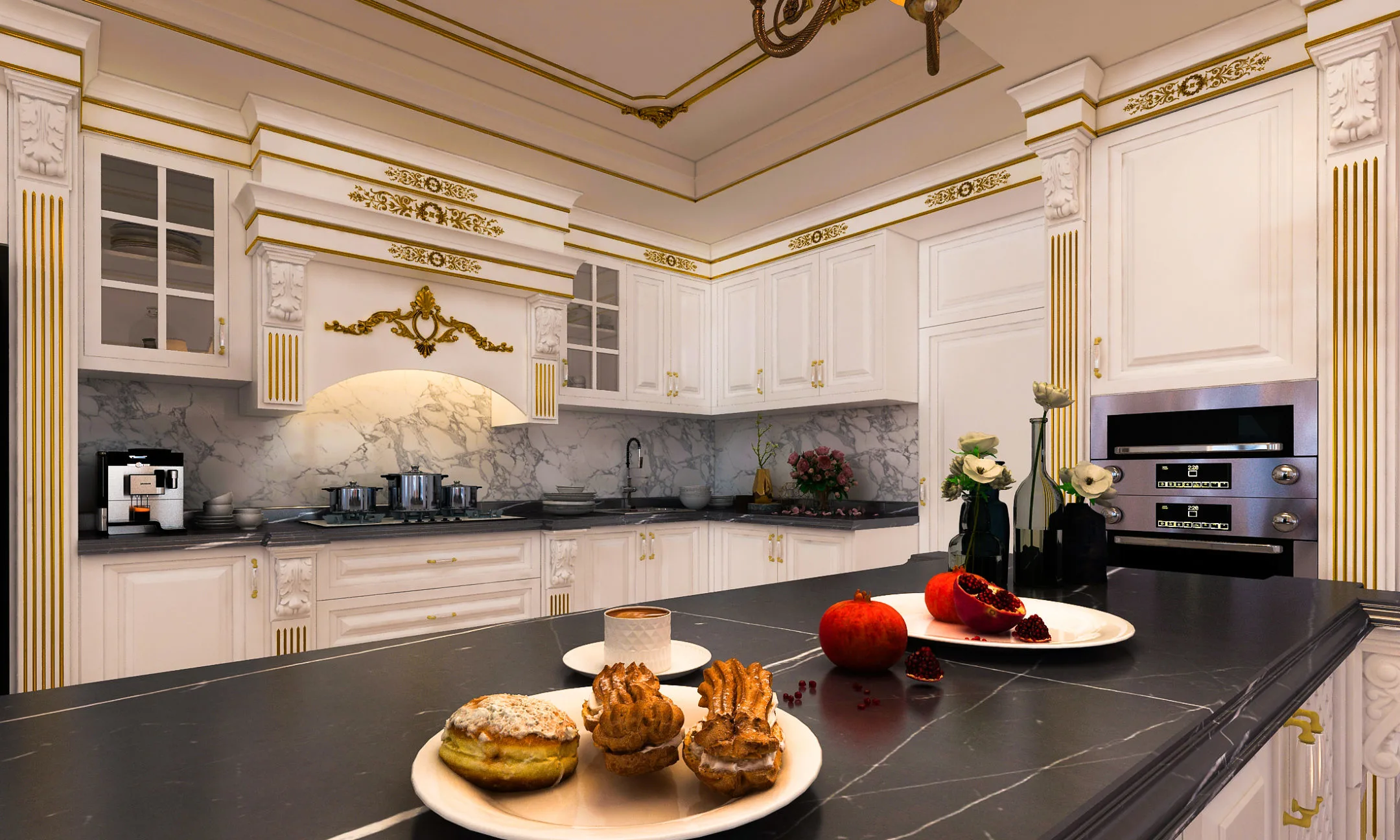 Classic Gold Kitchen