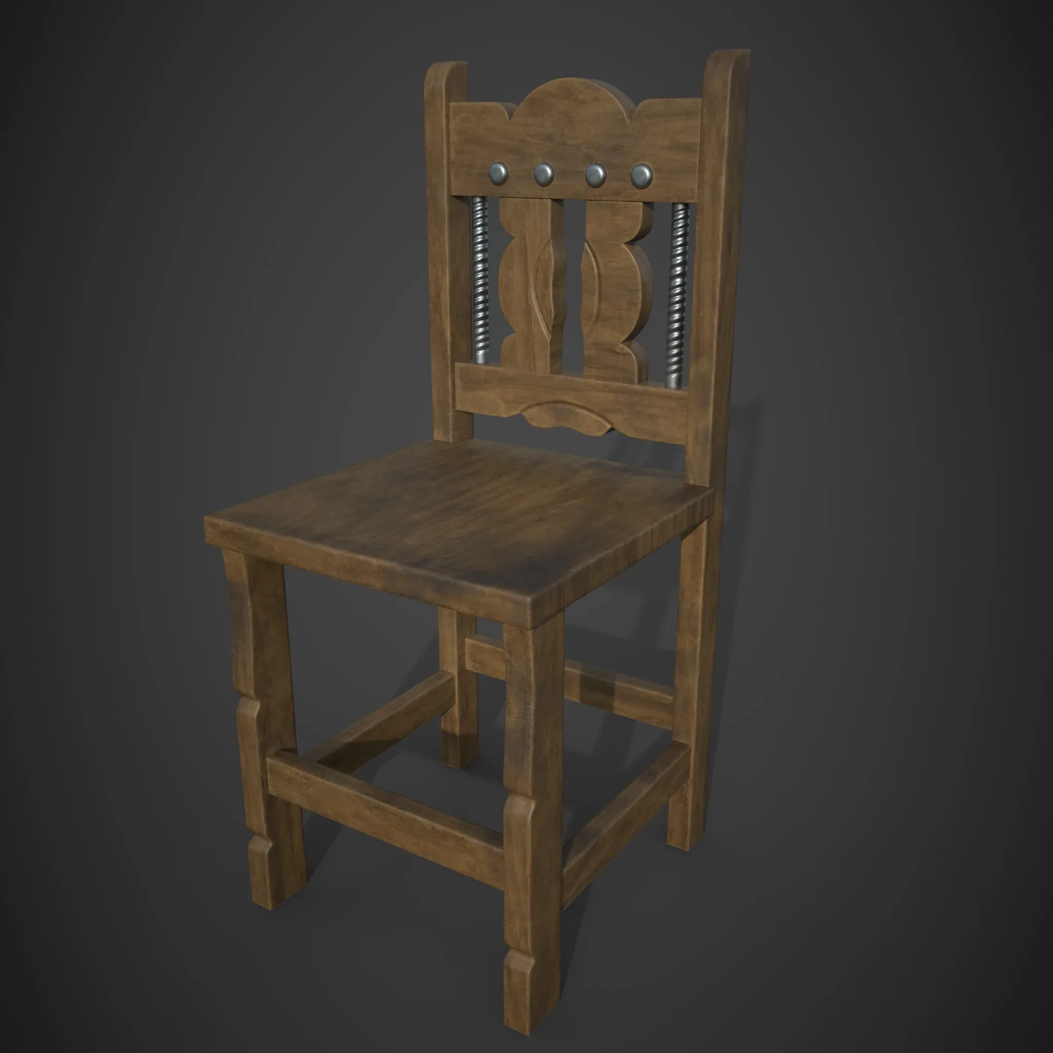 Chair - Lowpoly Game Ready - Pack 4 in One