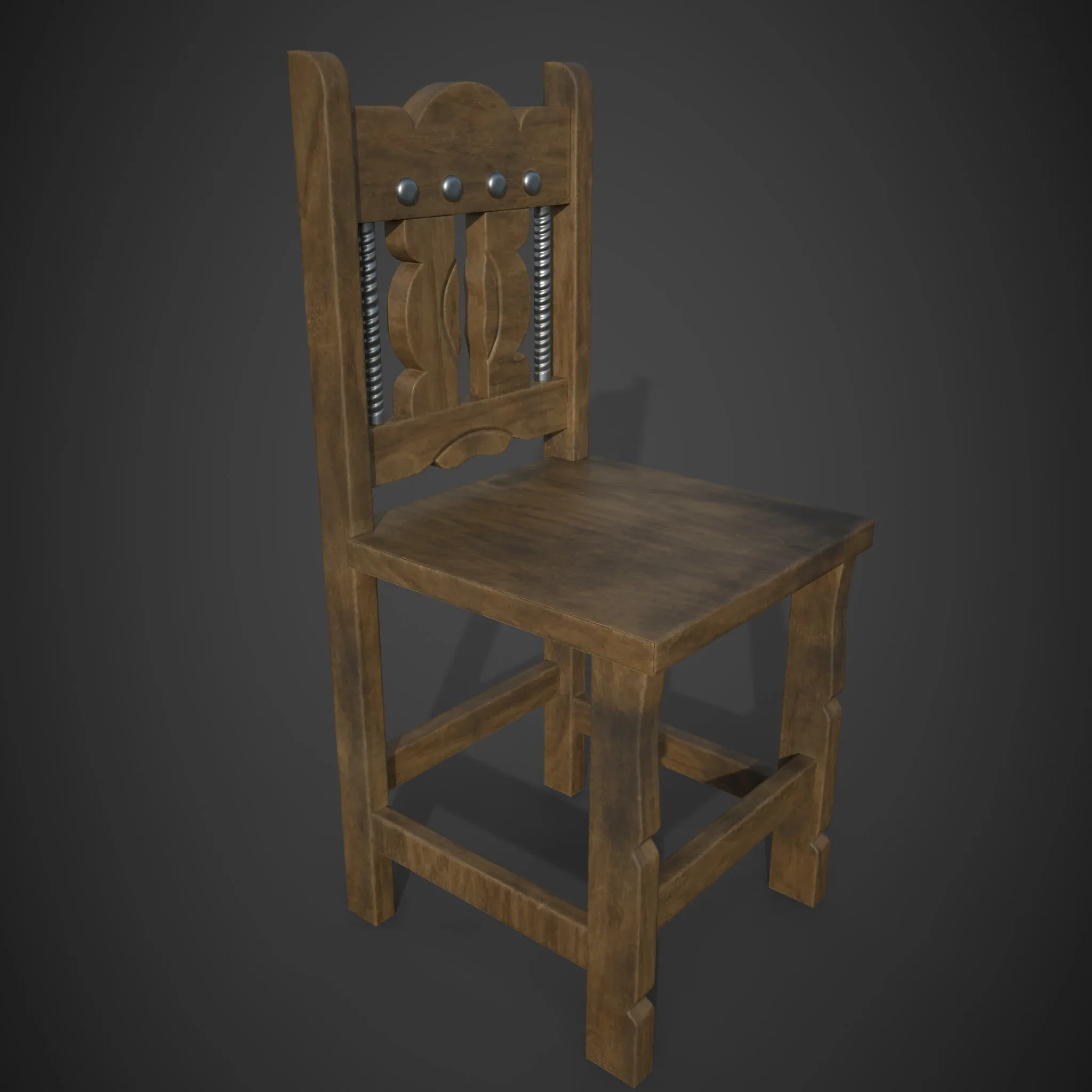 Chair - Lowpoly Game Ready - Pack 4 in One