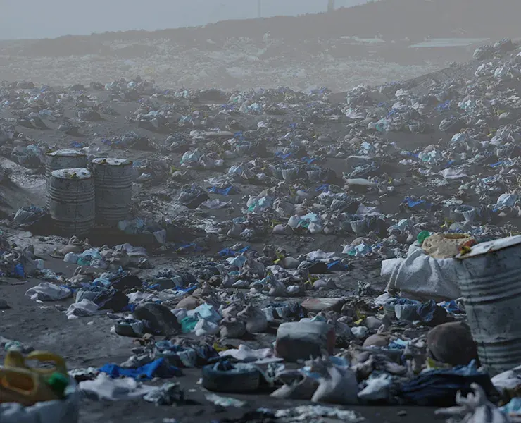 Digital Set Dressing - Waste Garbage Rubbish Litter Pollution Kitbash