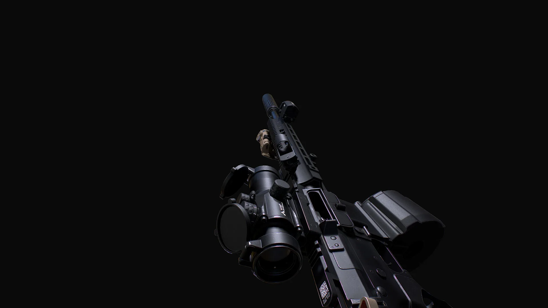 Customized M4A1 | Highpoly & Lowpoly