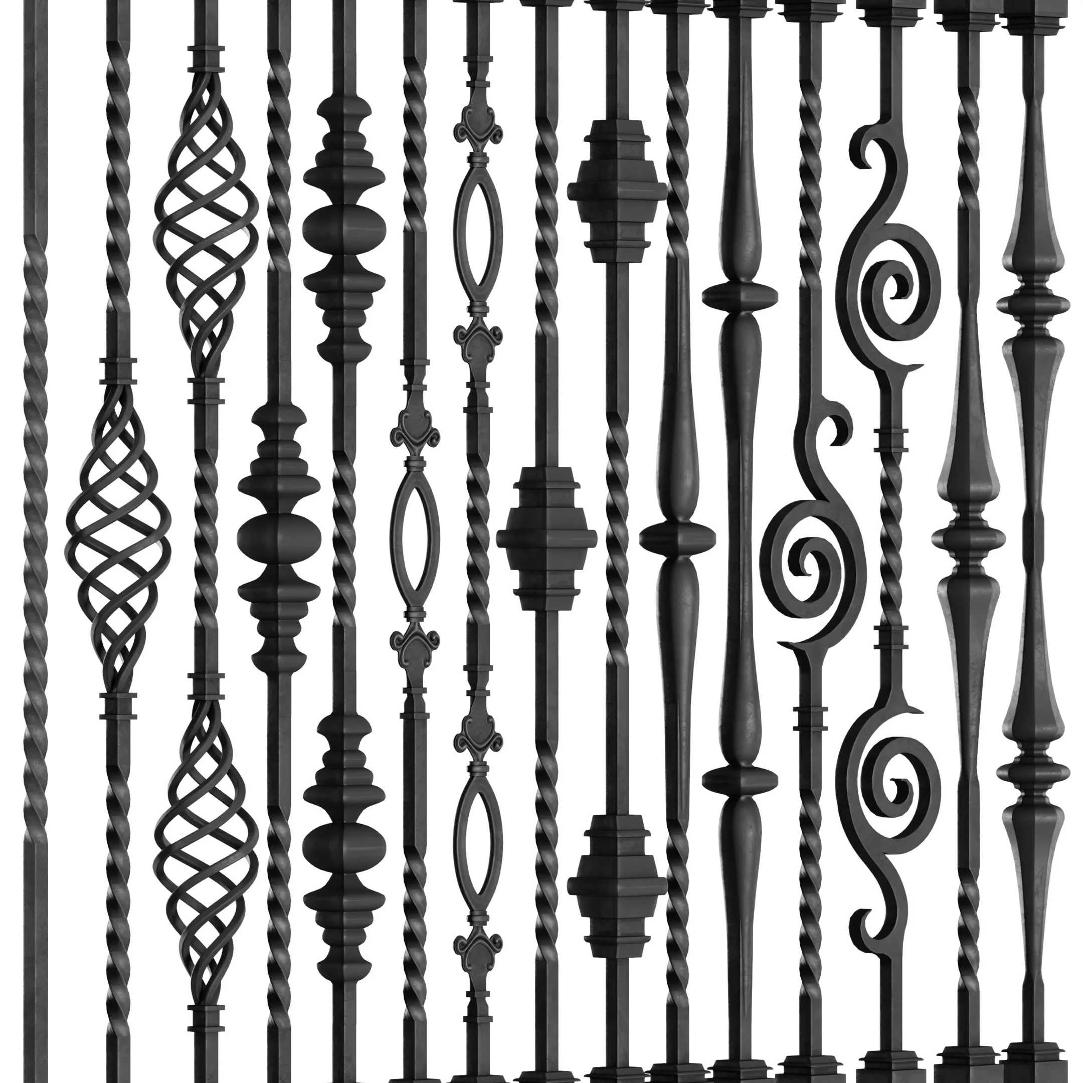 Wrought Iron Bundle No01 Railing