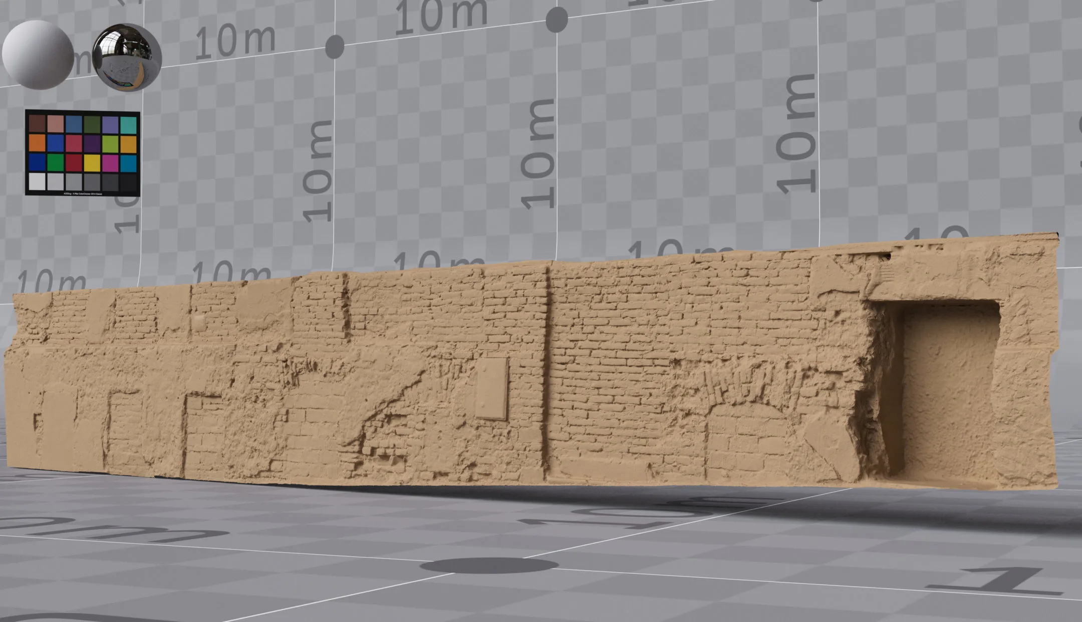 Brick Wall Model - High Quality - Render Ready - 7x 4K UDIMS