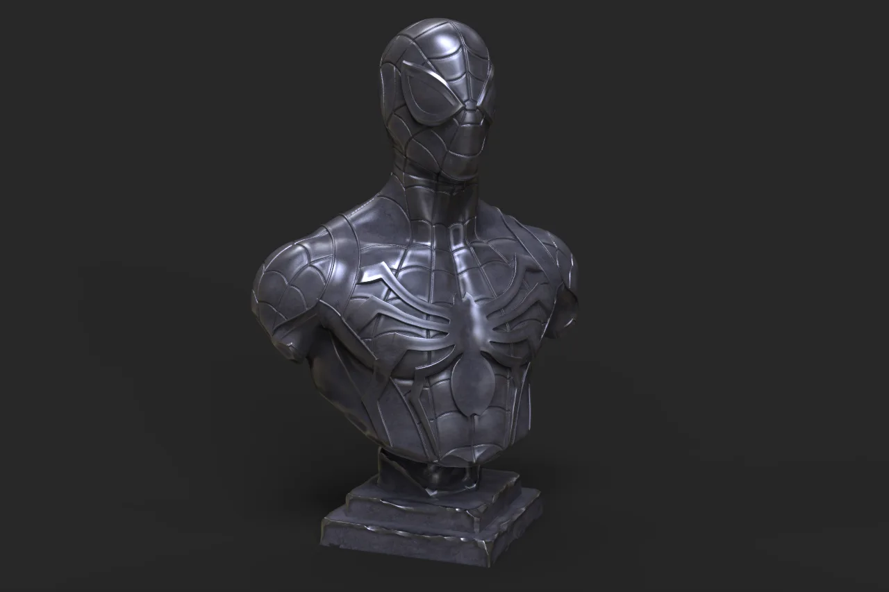 Spiderman Bust 3D Print