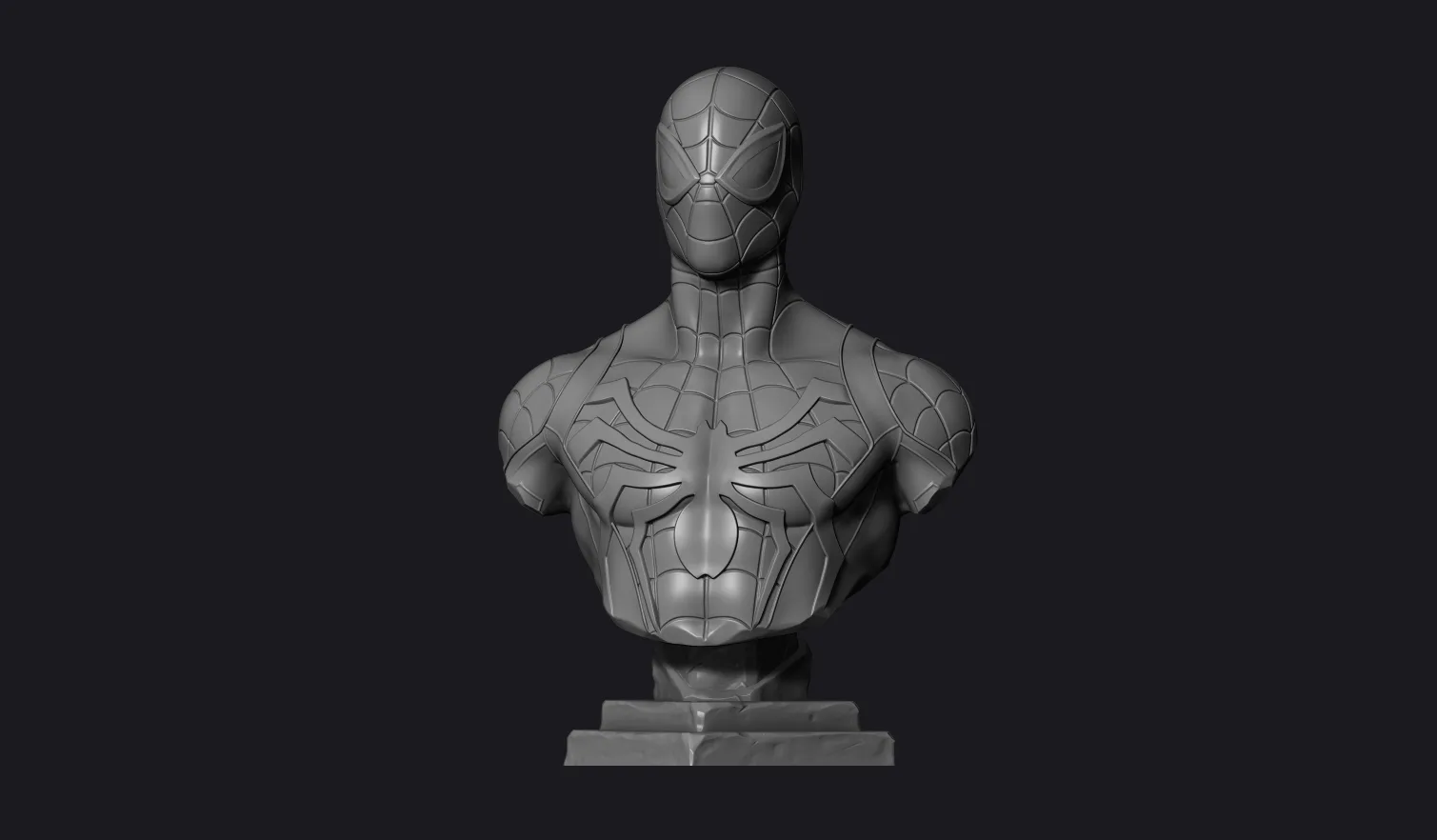 Spiderman Bust 3D Print