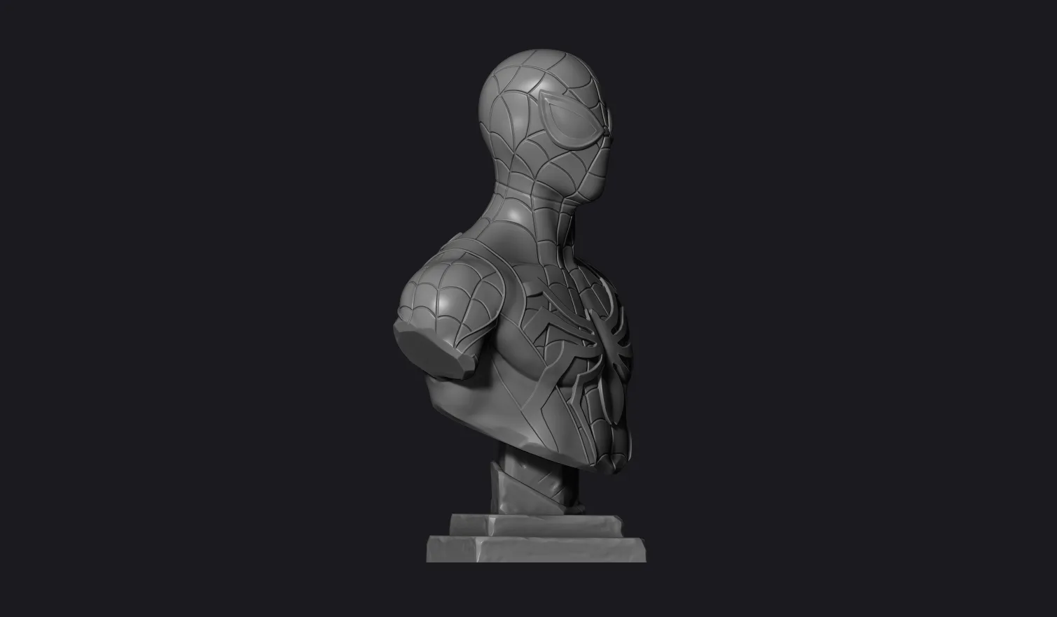 Spiderman Bust 3D Print