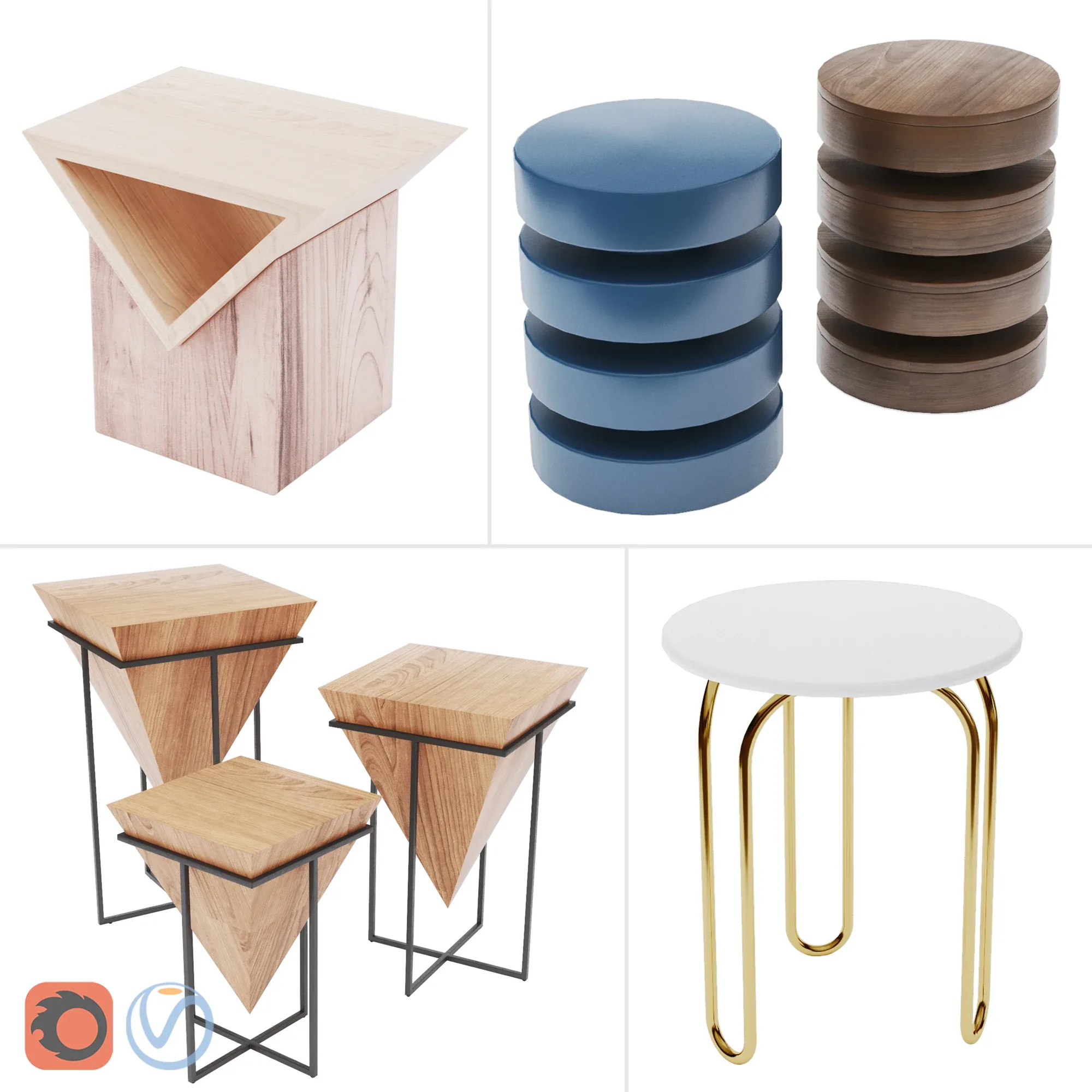 Side Tables - Set 04