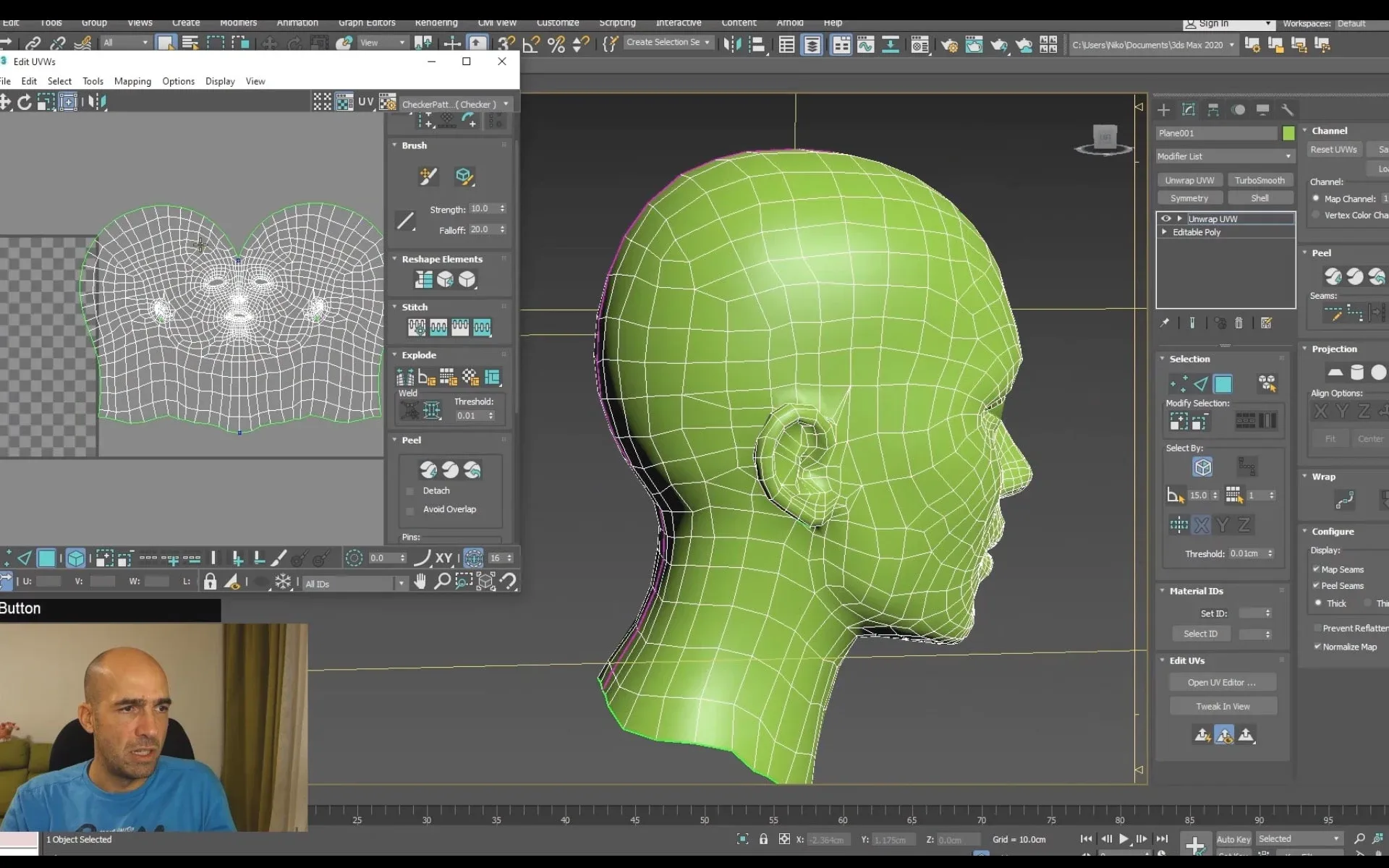 Absolute Beginners Retopology and UV Unwrap in 3dsMax