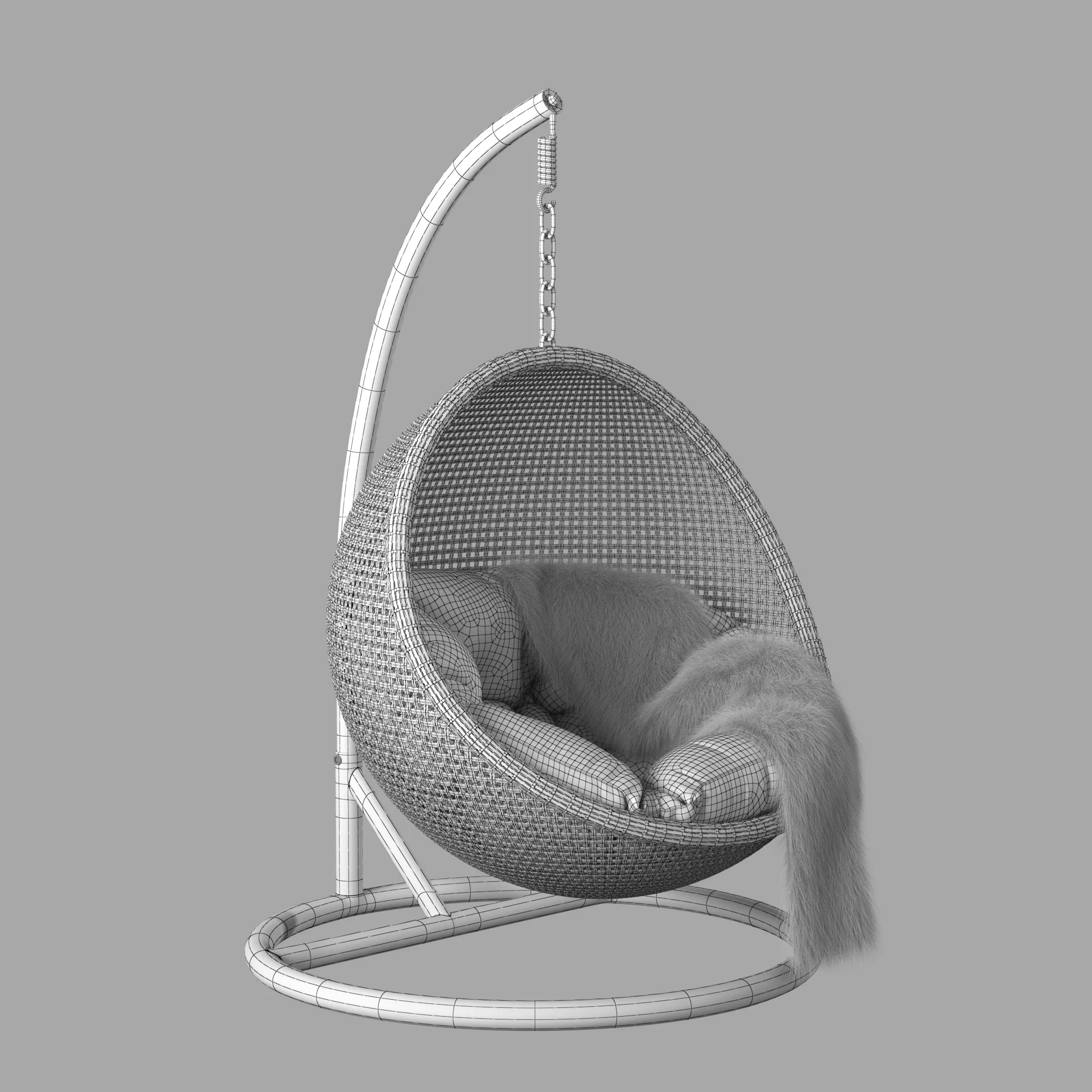 Rattan Hanging Chair FlippedNormals