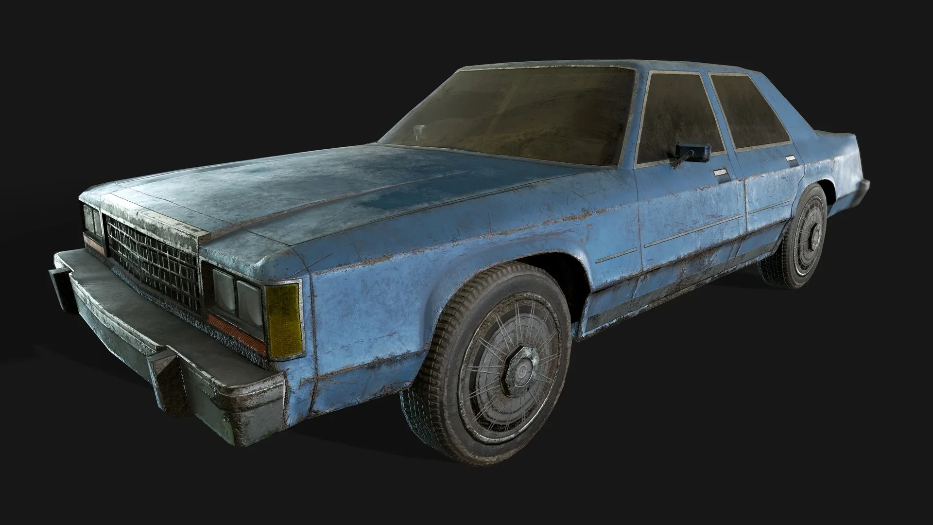 Ford Crown Victoria 1970 (LowPoly)