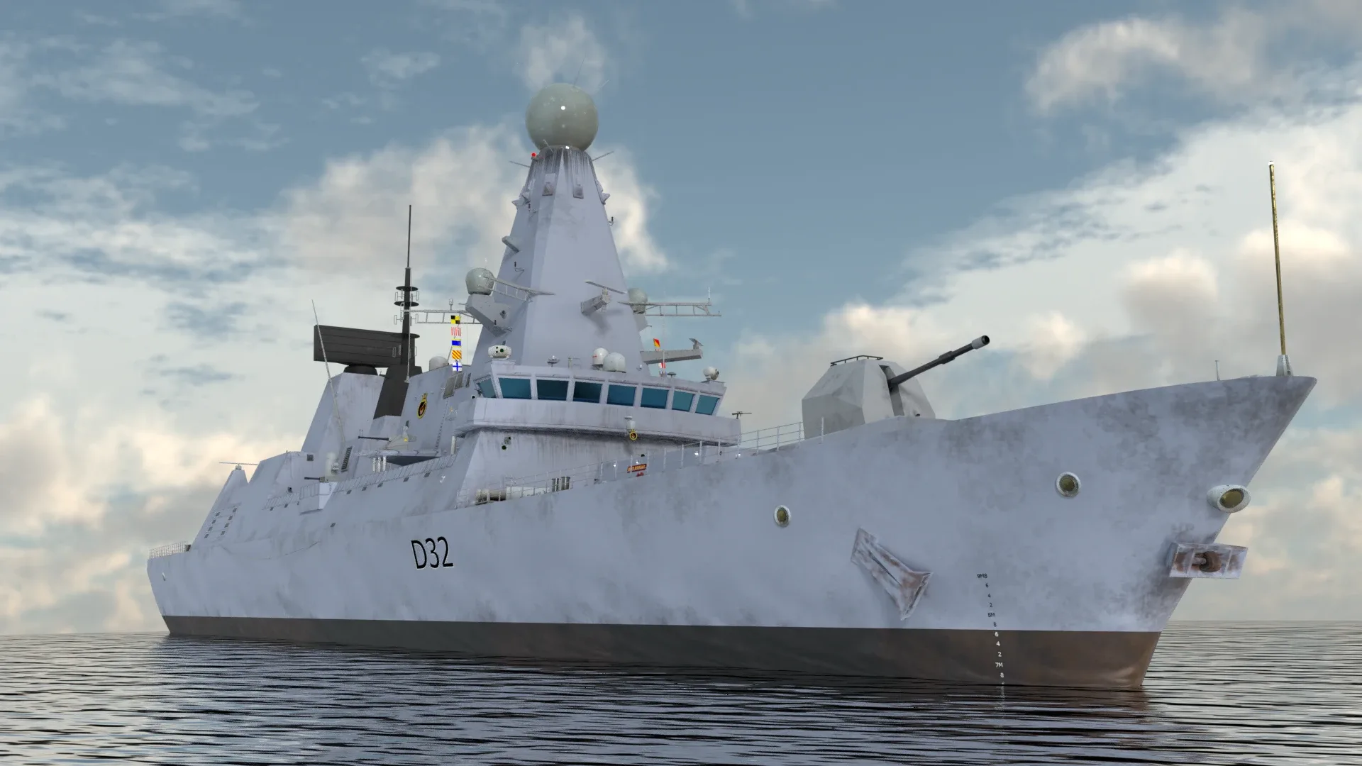 HMS Daring - Royal Navy Type 45 Class Air Defence Destroyer