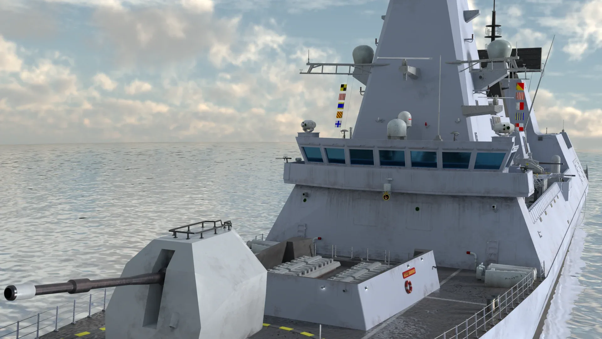 HMS Daring - Royal Navy Type 45 Class Air Defence Destroyer