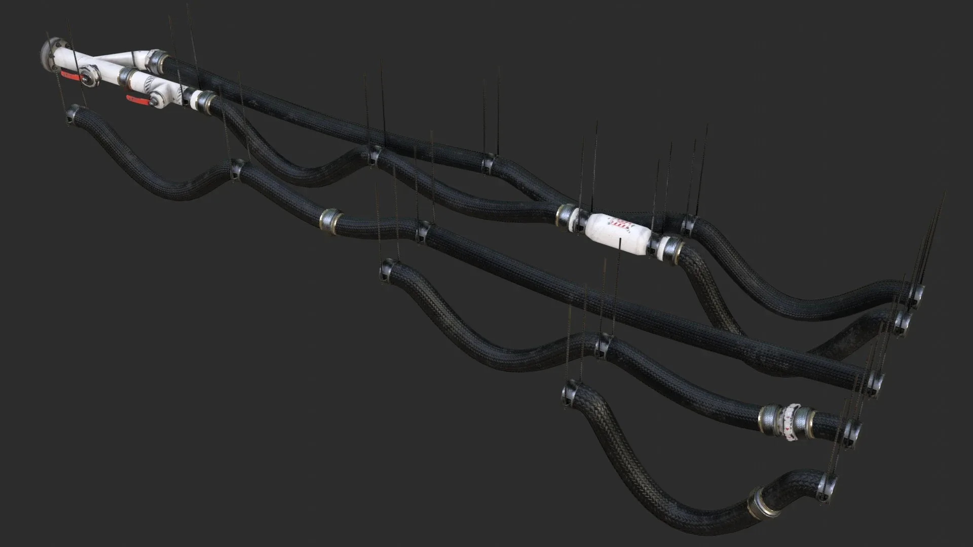Modular Pipes - Sci-Fi Painted White