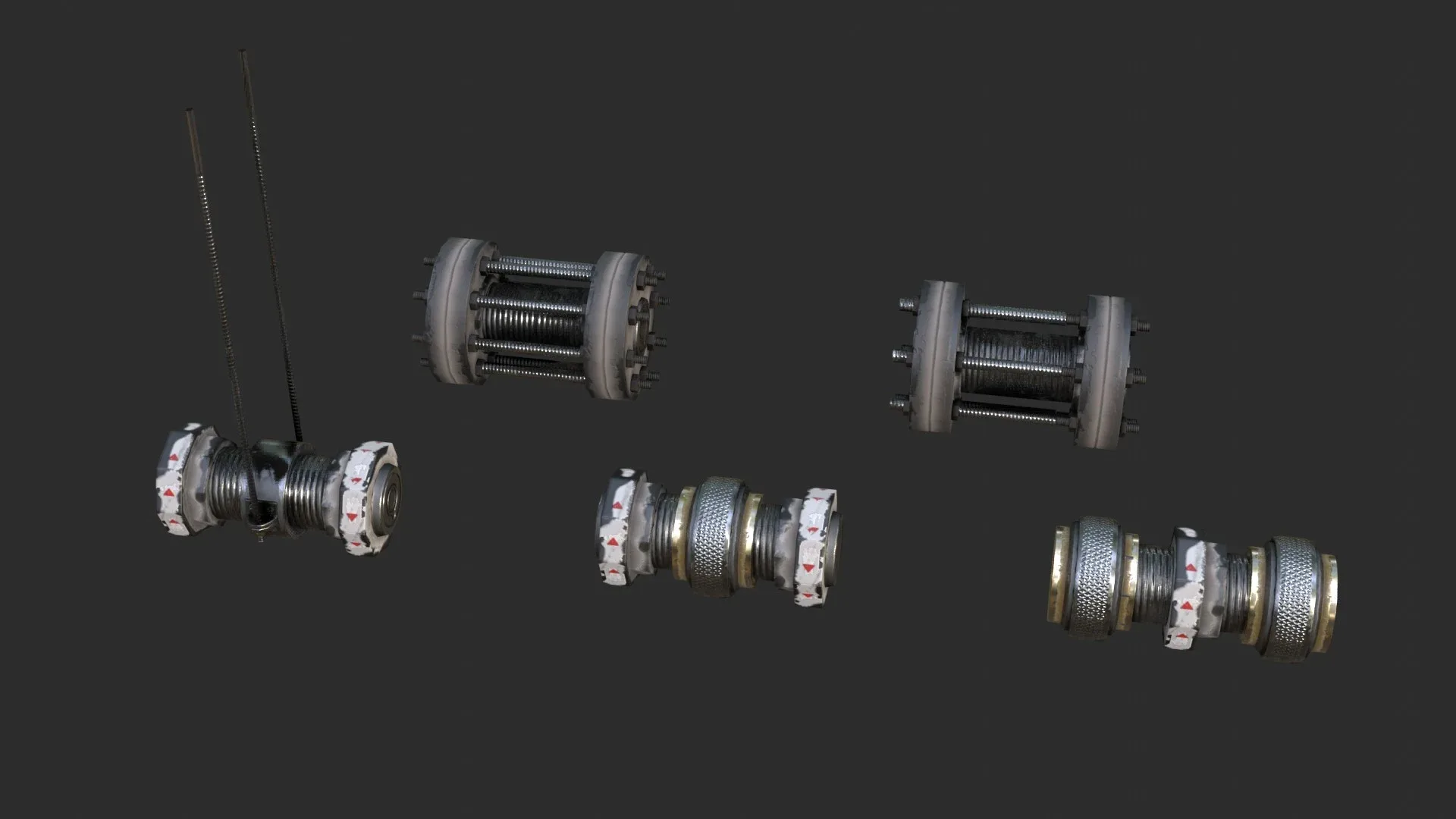 Modular Pipes - Sci-Fi Painted White