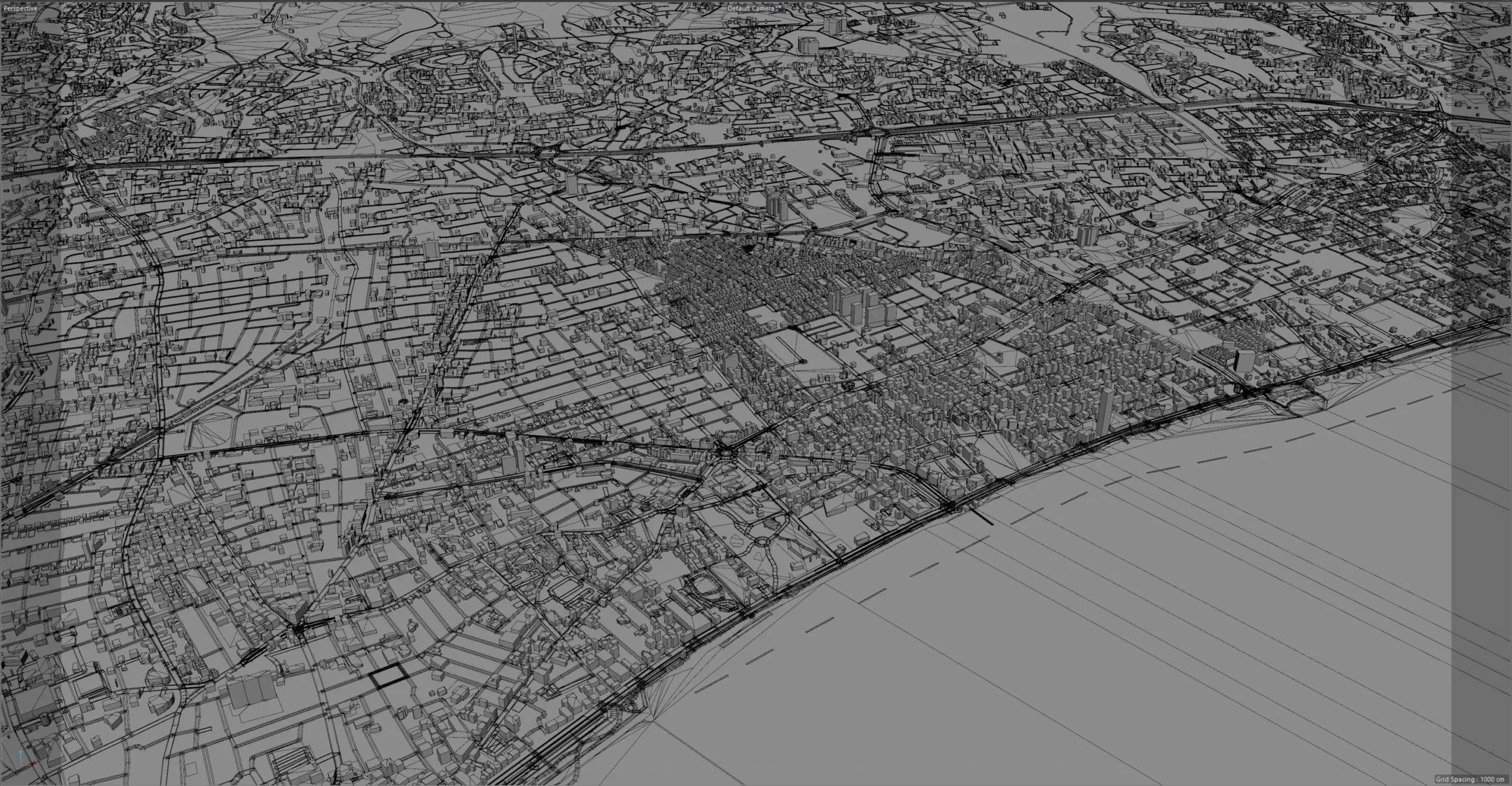 Limassol City Cyprus 3D Model 40KM