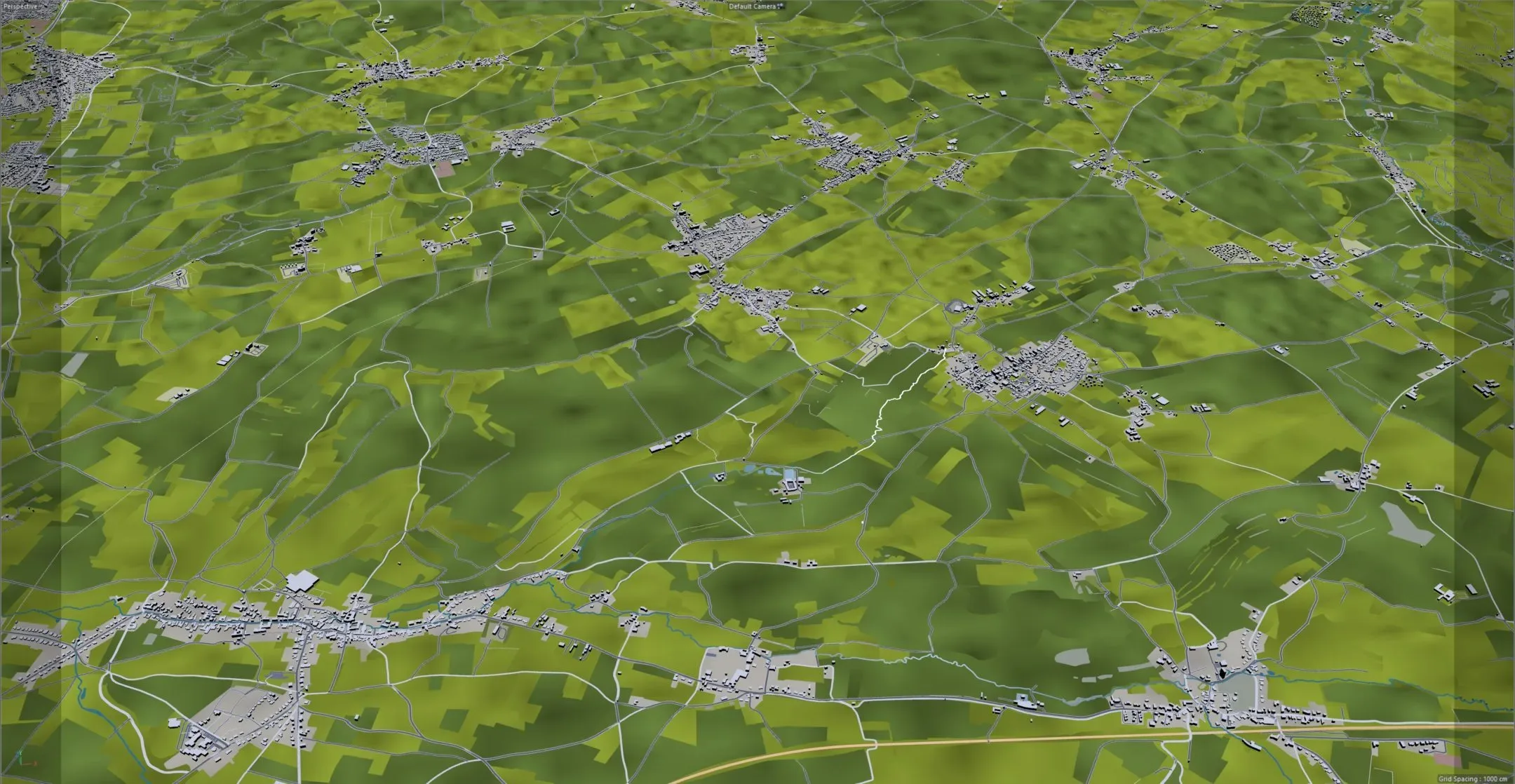 Maastricht City Netherlands 3D Model 50KM