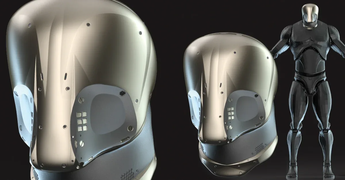 20 Sci-Fi Helmets KitBash with UVs - Plus Low poly and High Poly