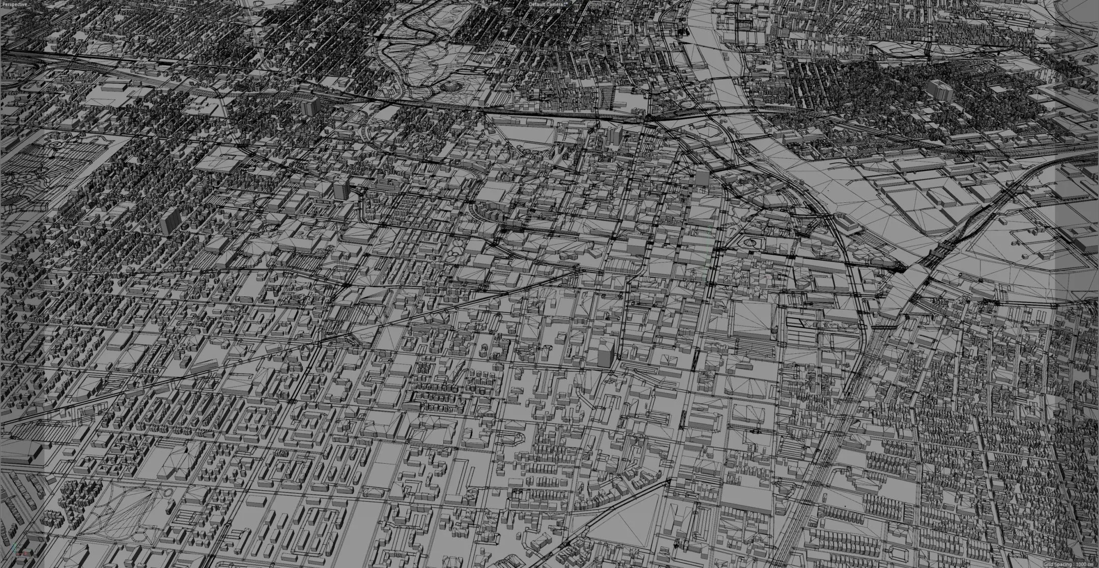 Newark City New Jersey 3D Model 30KM