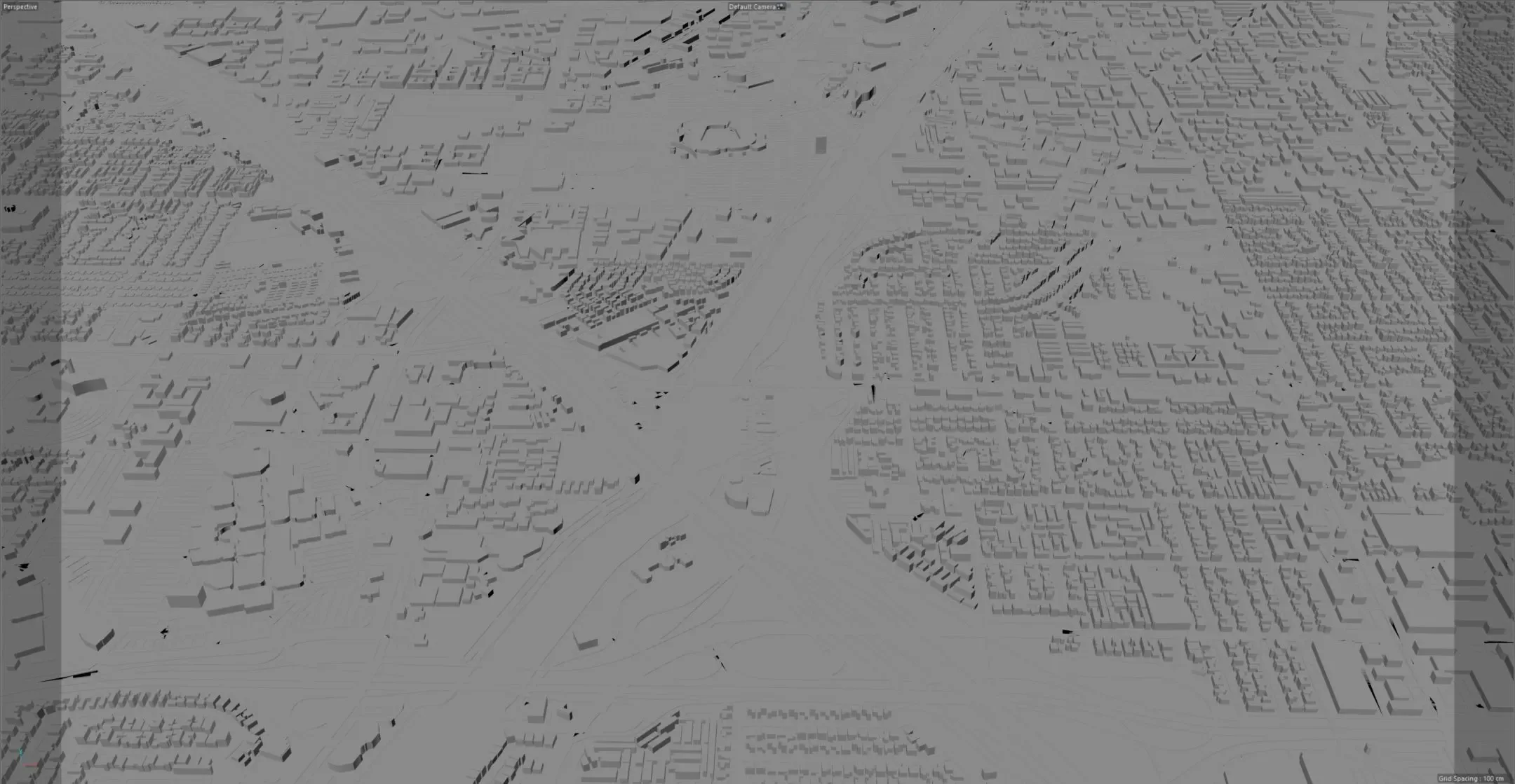 Orange City California 3D Model 40KM