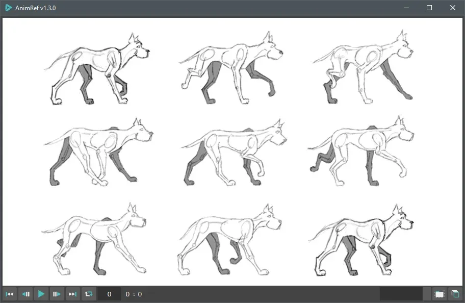 AnimRef - 3Ds Max Sequence Player