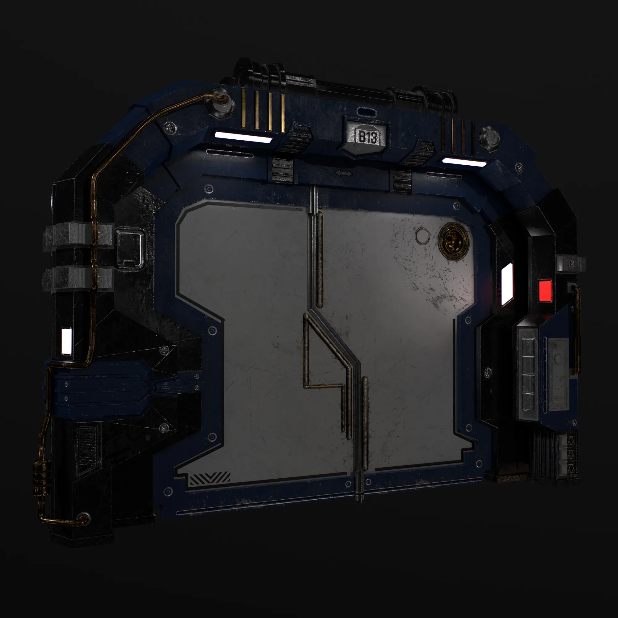 Spaceship Sci-Fi Door