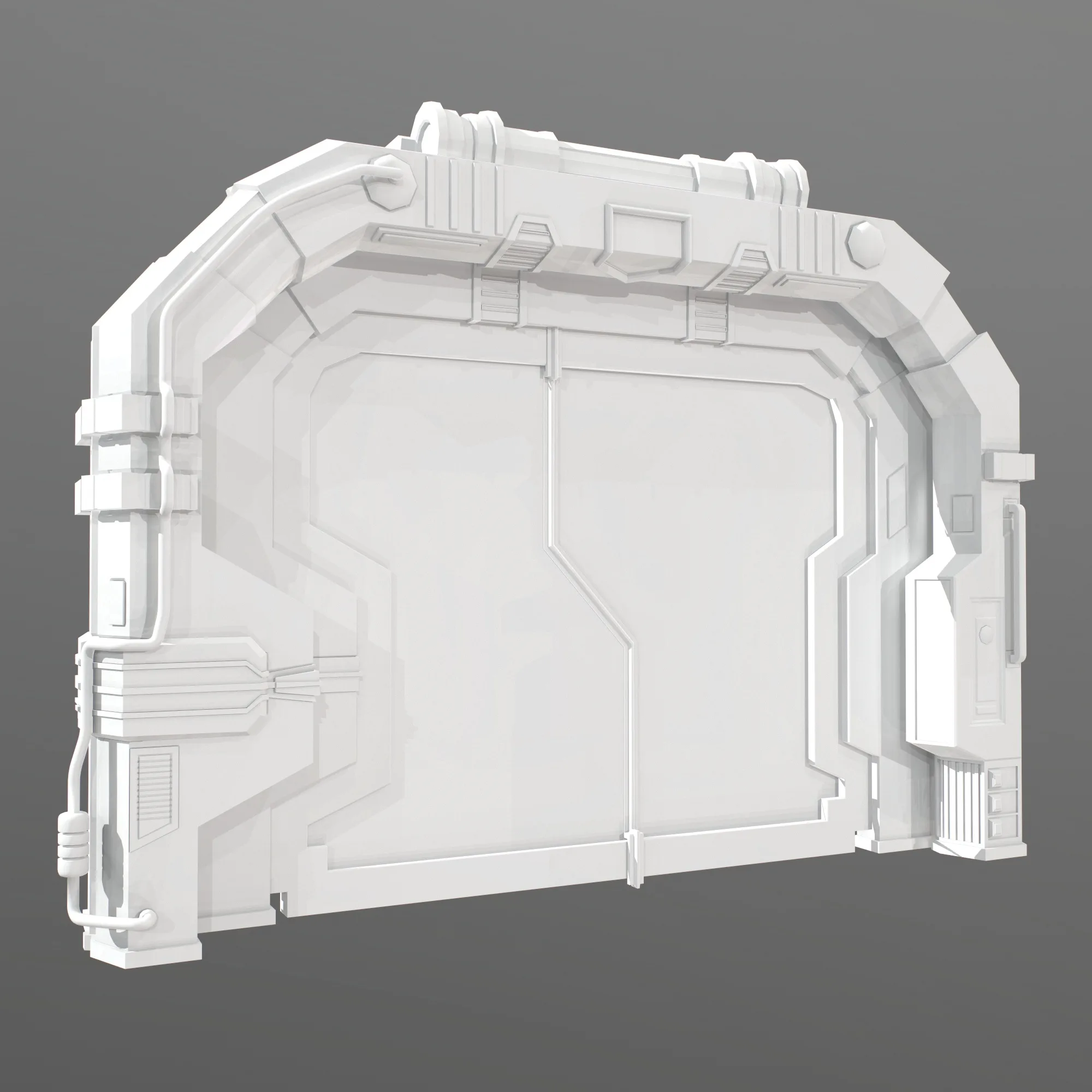 Spaceship Sci-Fi Door