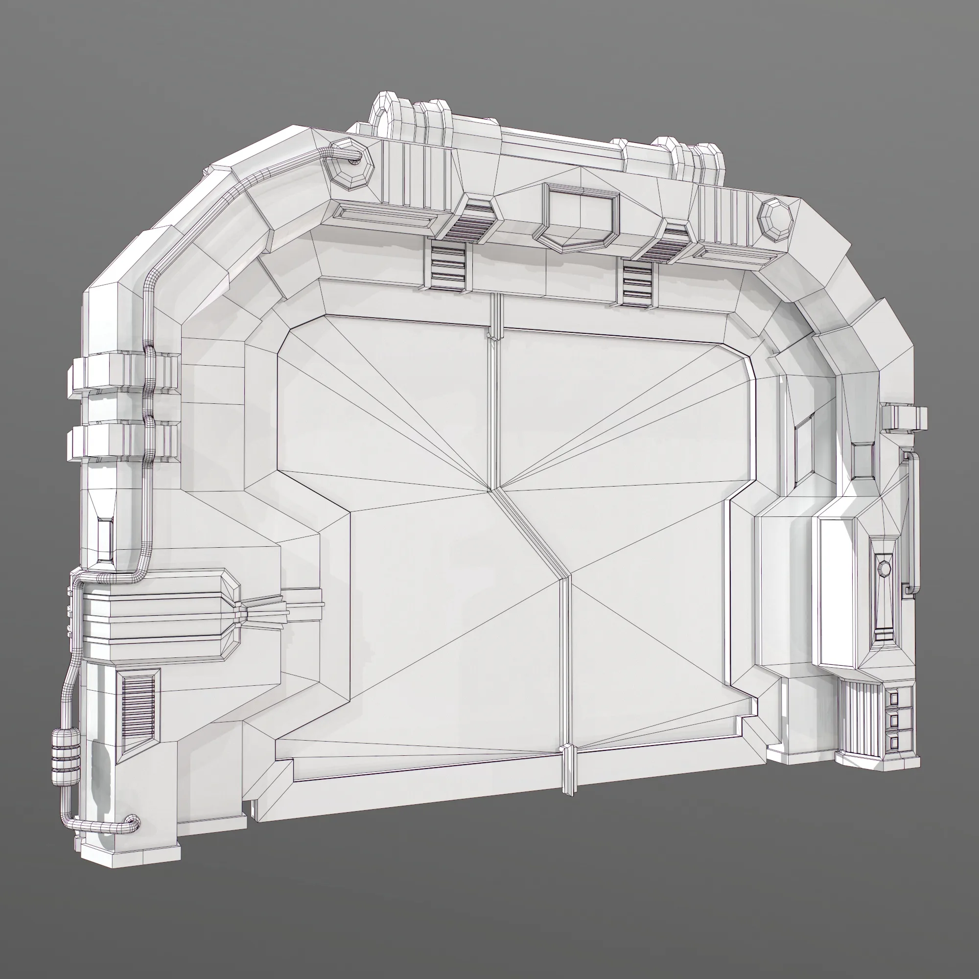 Spaceship Sci-Fi Door