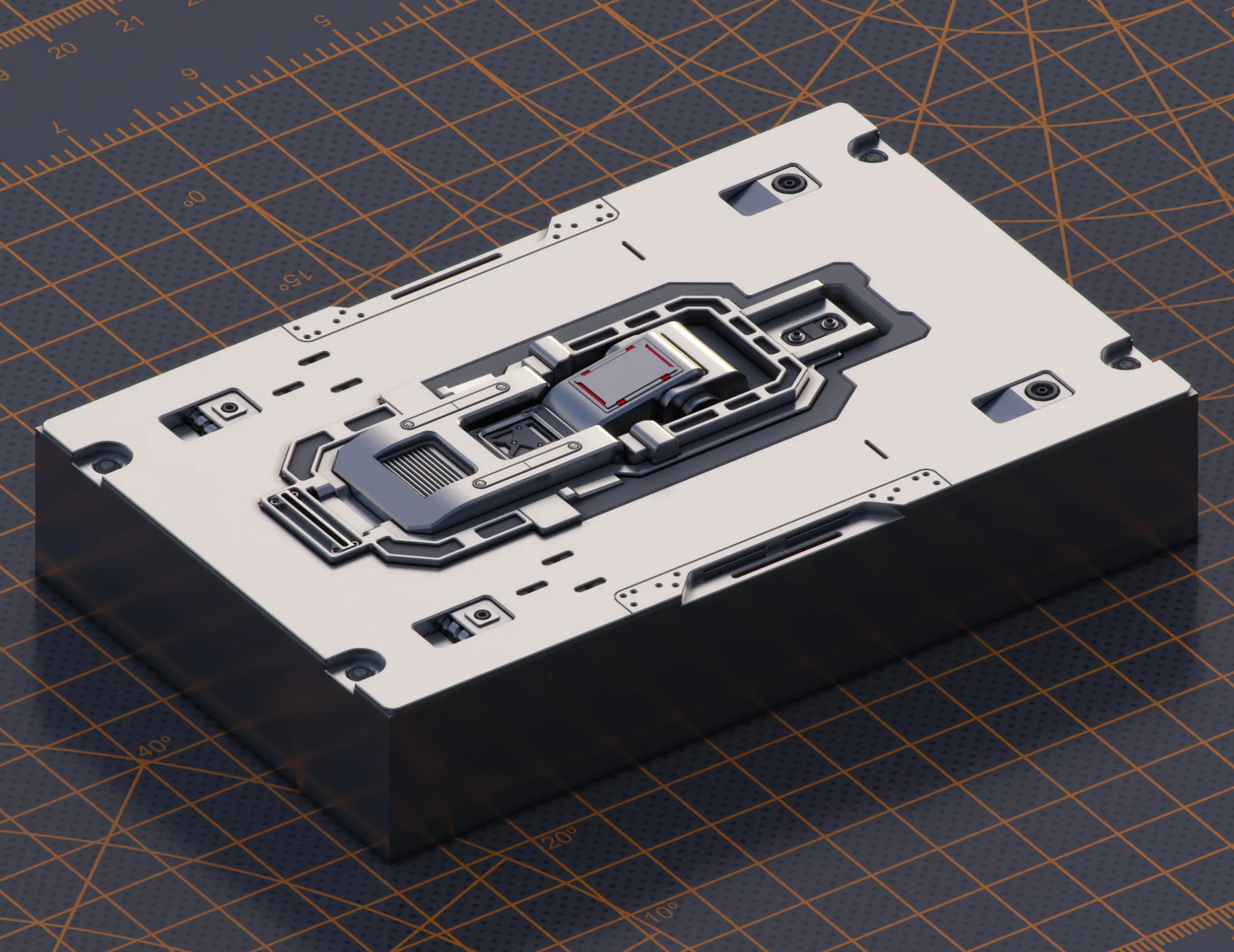 Mech Warrior Hard Surface Kitbash Kit 6