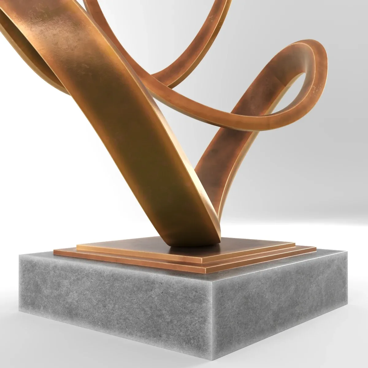 Modern Decorative Abstract Bronze Art Sculpture 20