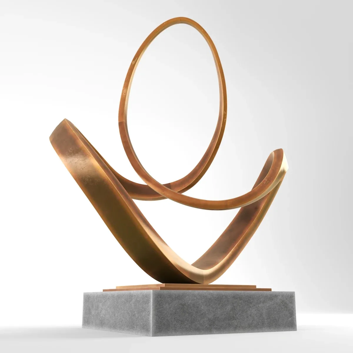 Modern Decorative Abstract Bronze Art Sculpture 20