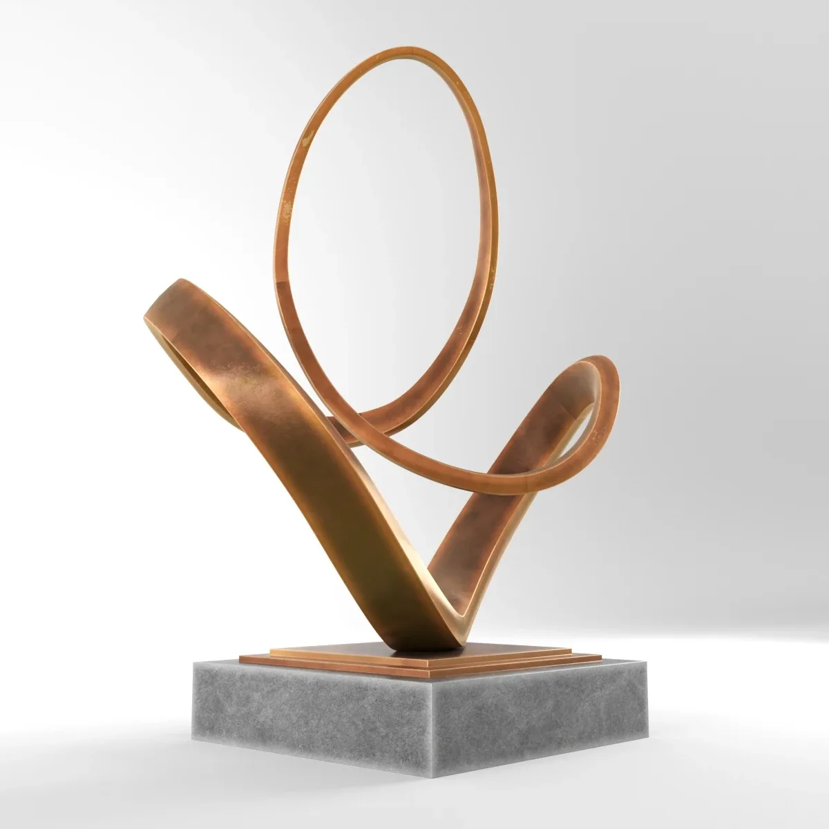 Modern Decorative Abstract Bronze Art Sculpture 20