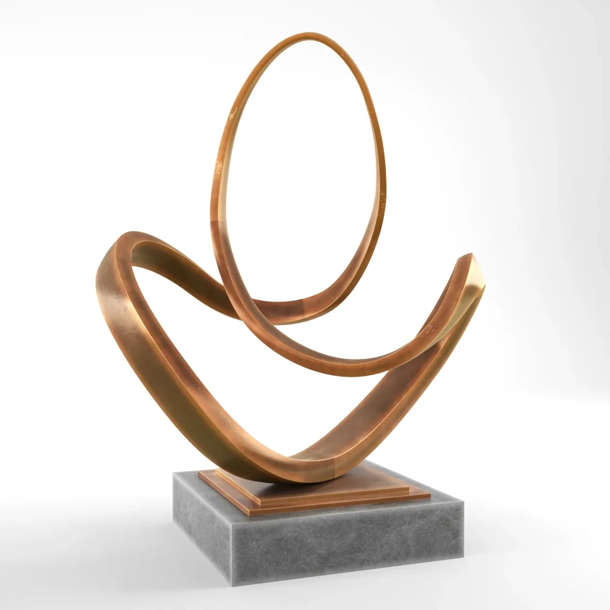 Modern Decorative Abstract Bronze Art Sculpture 20