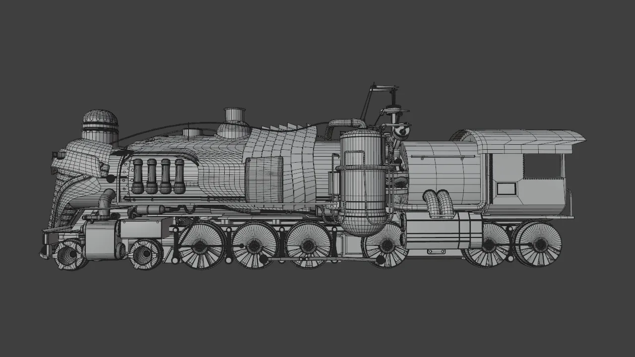 Epic Steampunk Train