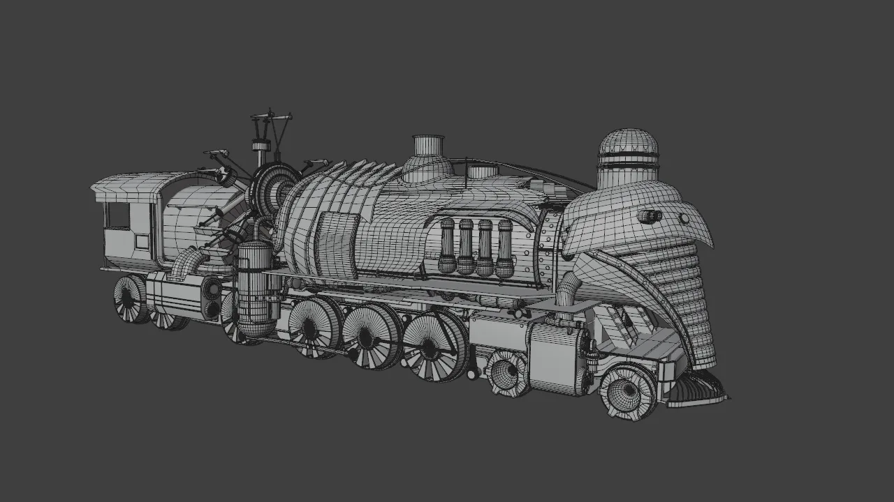 Epic Steampunk Train