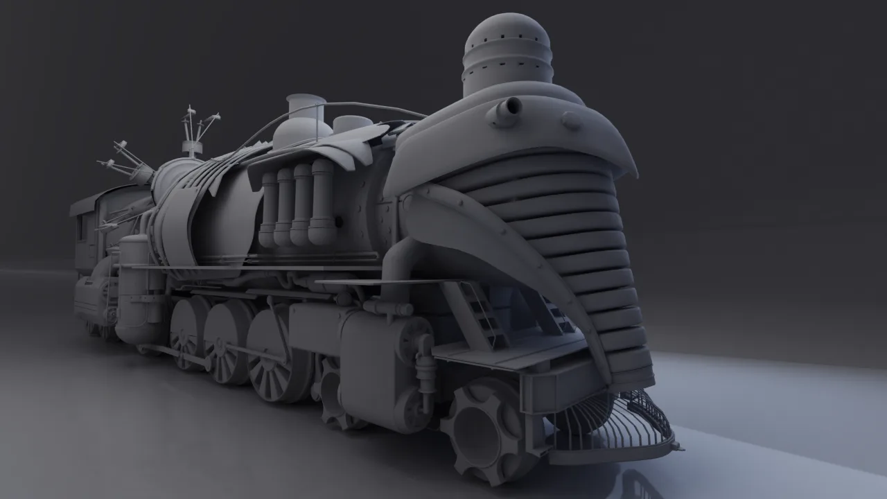 Epic Steampunk Train