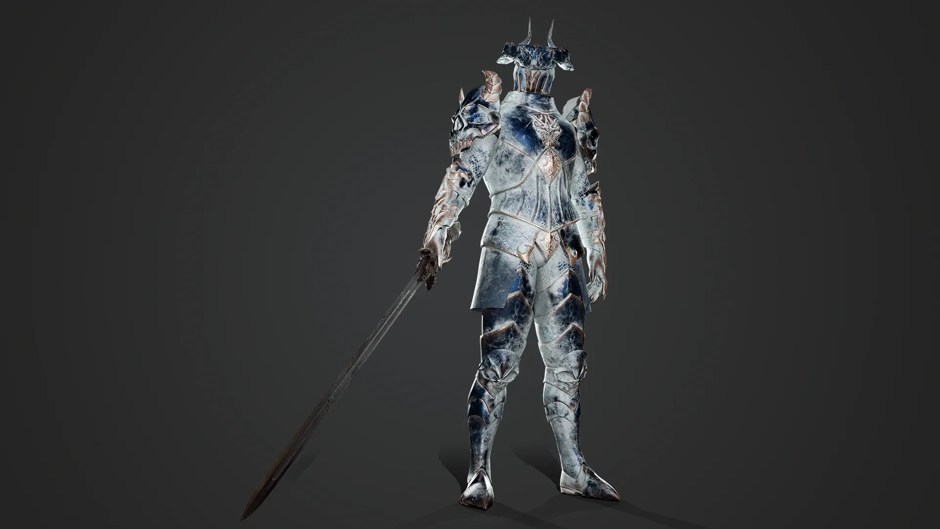 Horned Knight - Game Ready