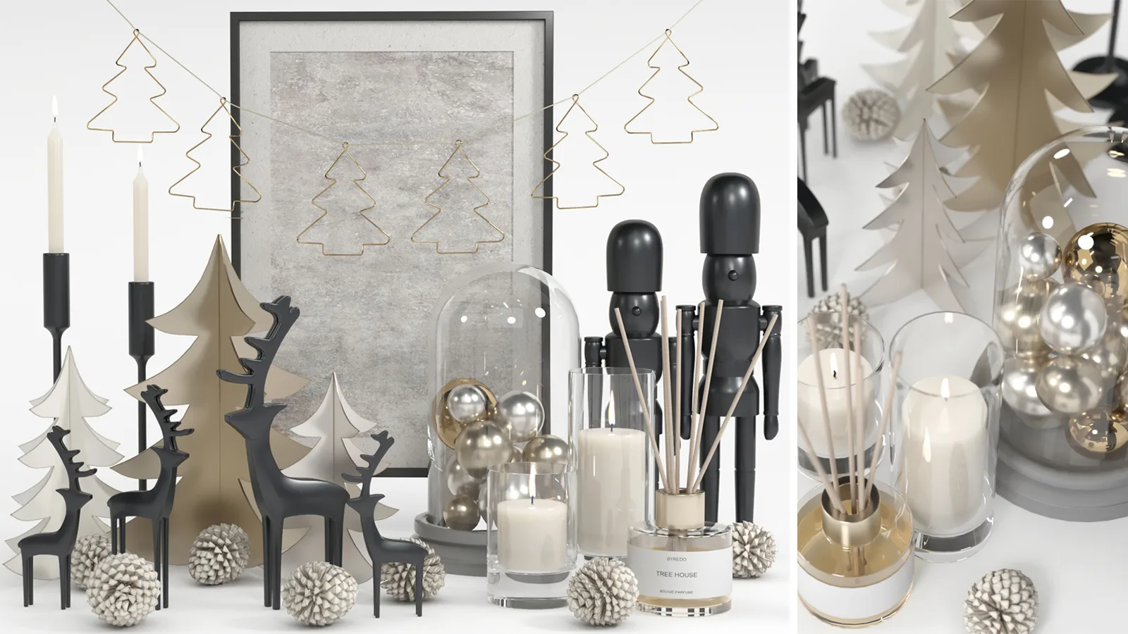 Decorative Set 04 - Christmas Decoration