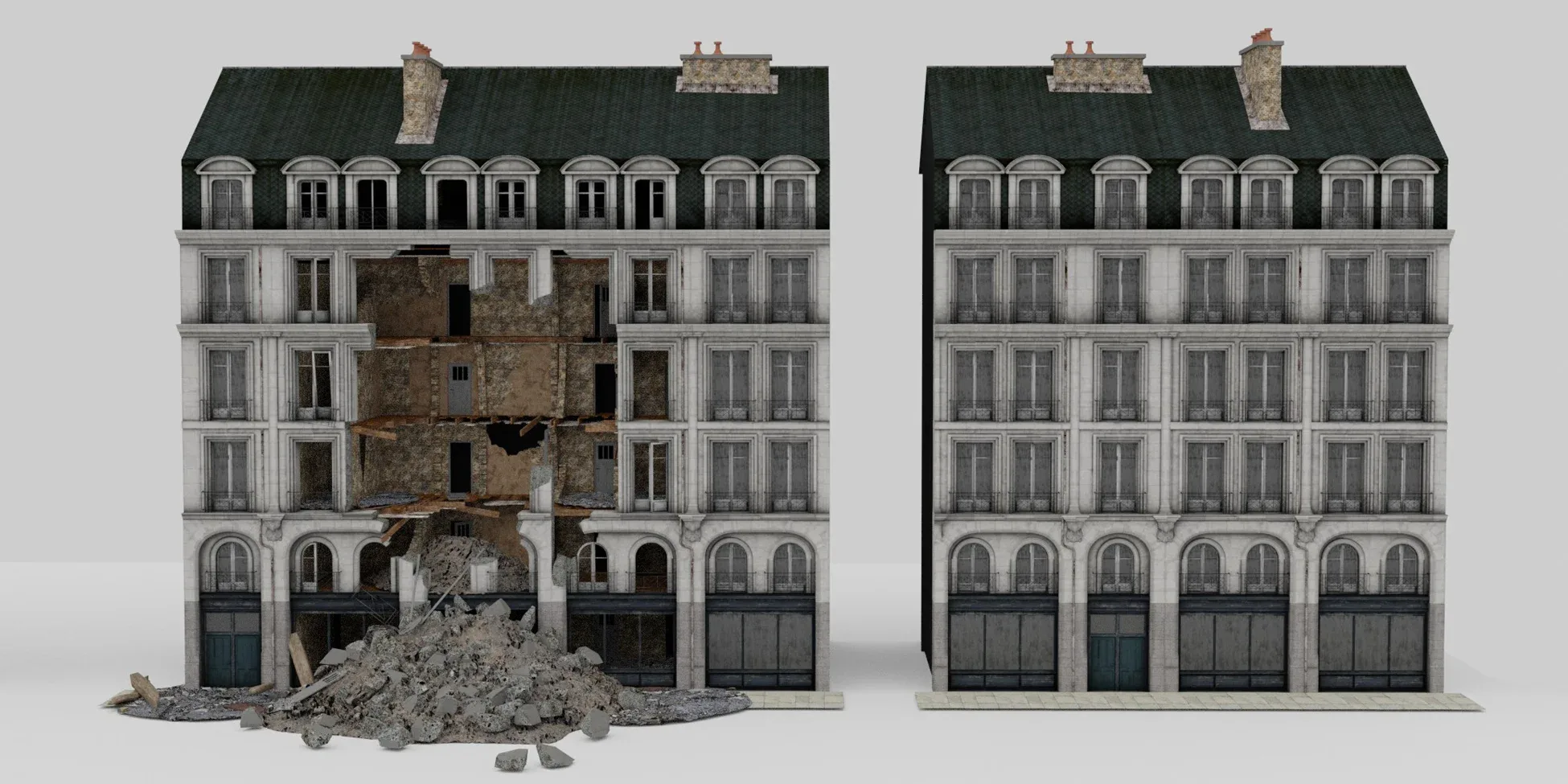 Modular Urban Destruction Kit