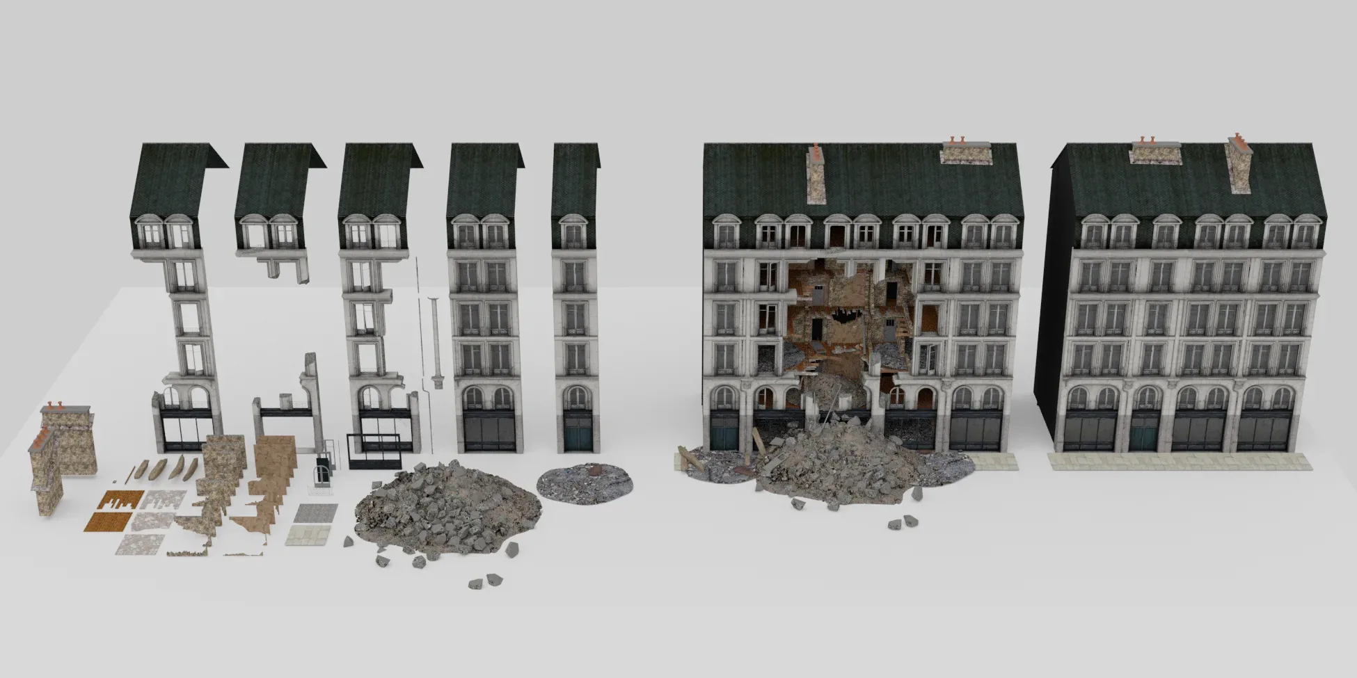 Modular Urban Destruction Kit